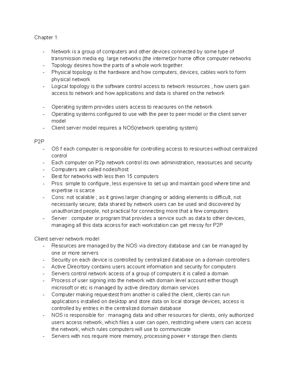 ITM 301 - Lecture Notes: Understanding P2P and Client-Server Networks ...