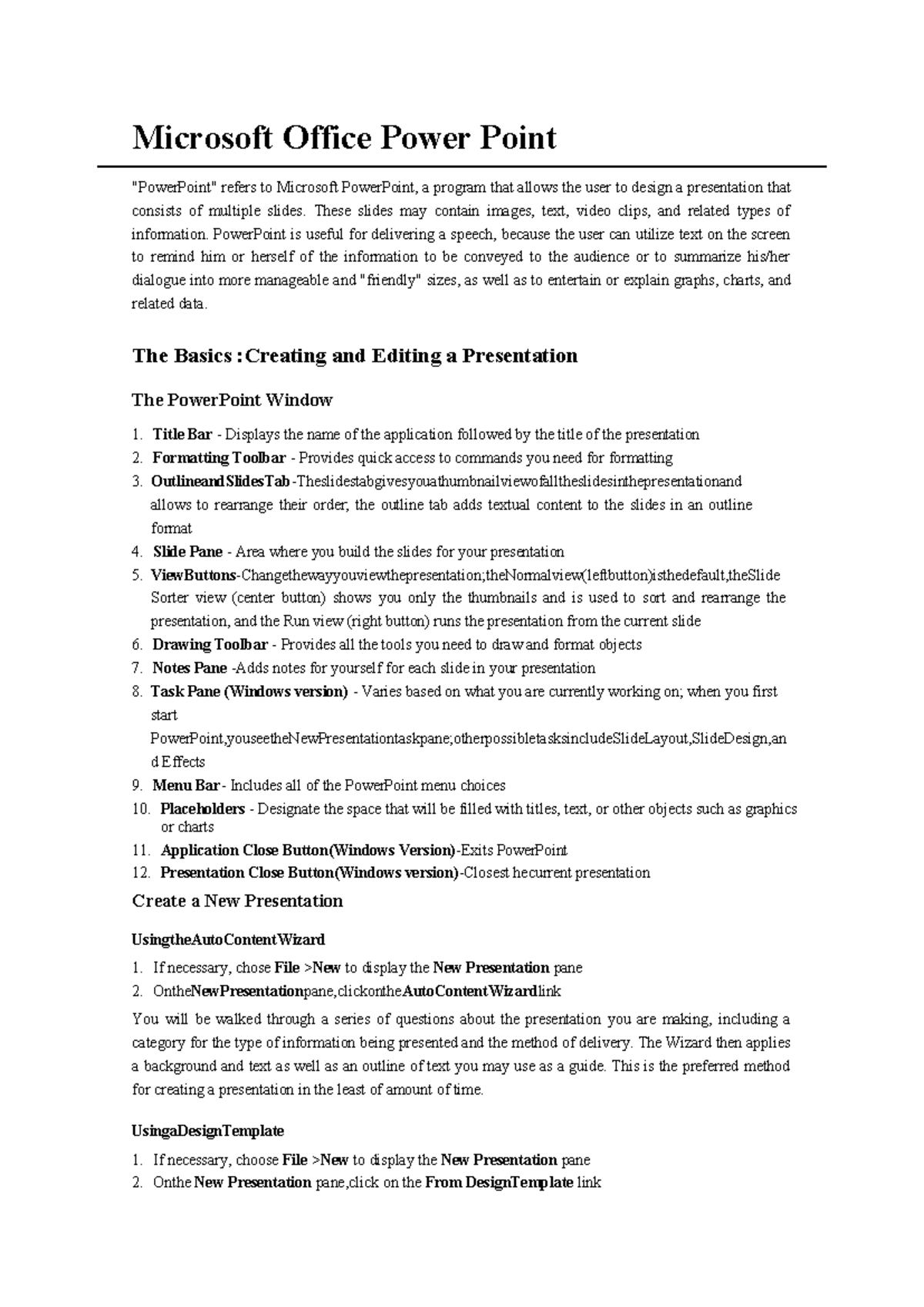 Microsoft PowerPoint Basics: Creating & Editing Presentations (MS PPT ...