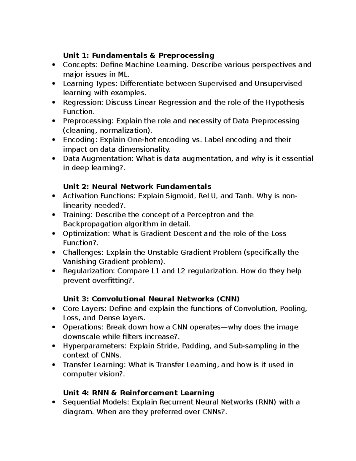 Machine Learning Fundamentals: Key Concepts and Techniques - Studocu