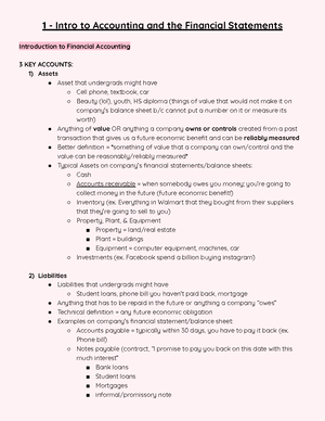 Accounting Ch 2 - notes - Accounting Ch 2 Revenue recognition Revenue ...