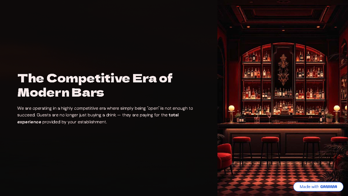 Managing Bar Businesses: Strategies for Success (Chap 7) - Studocu