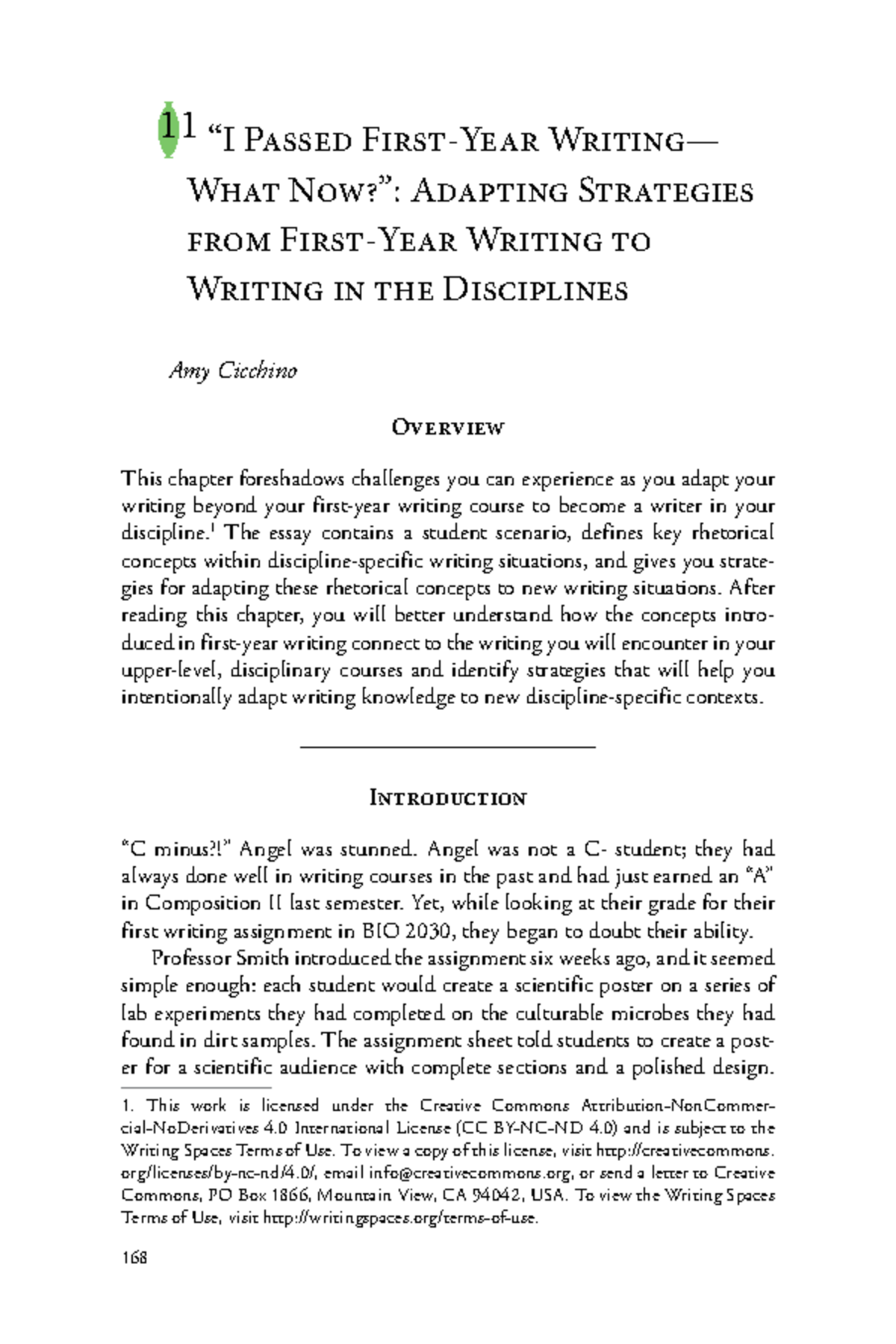 Adapting Writing Strategies in BIO 2030: A WAC Perspective - Studocu
