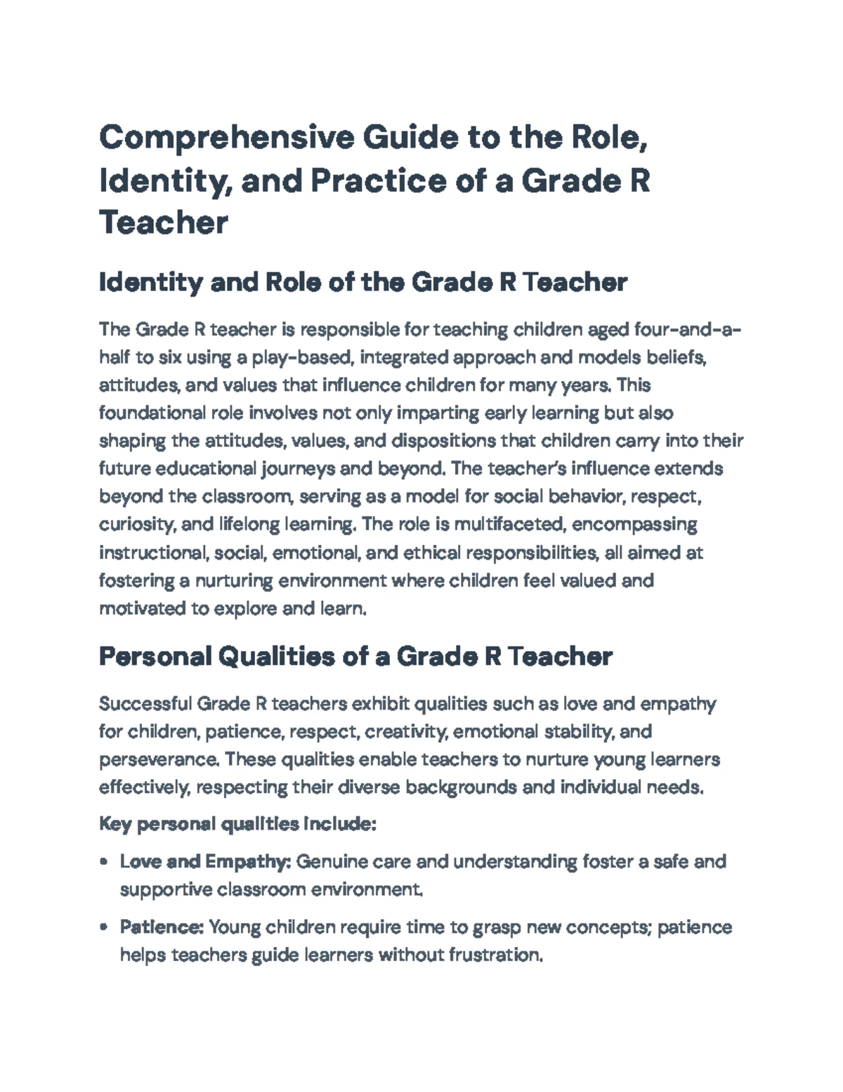 Grade R Chapter 6: Transdisciplinary Approaches to Community Engagement ...