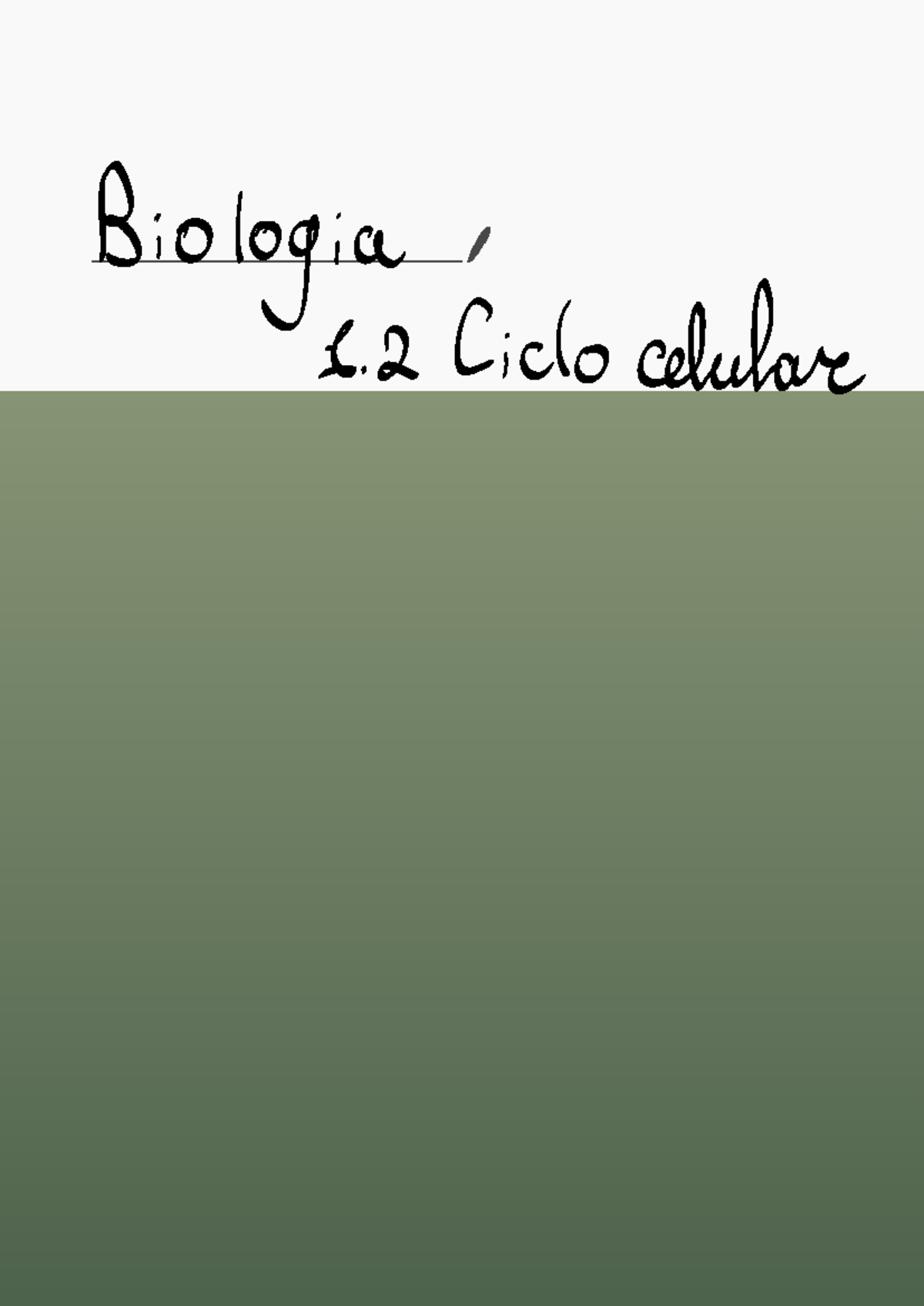 1.2 Ciclo Celular - Biologia 5. 2 Ciclo alular Divisão celular Toda as ...