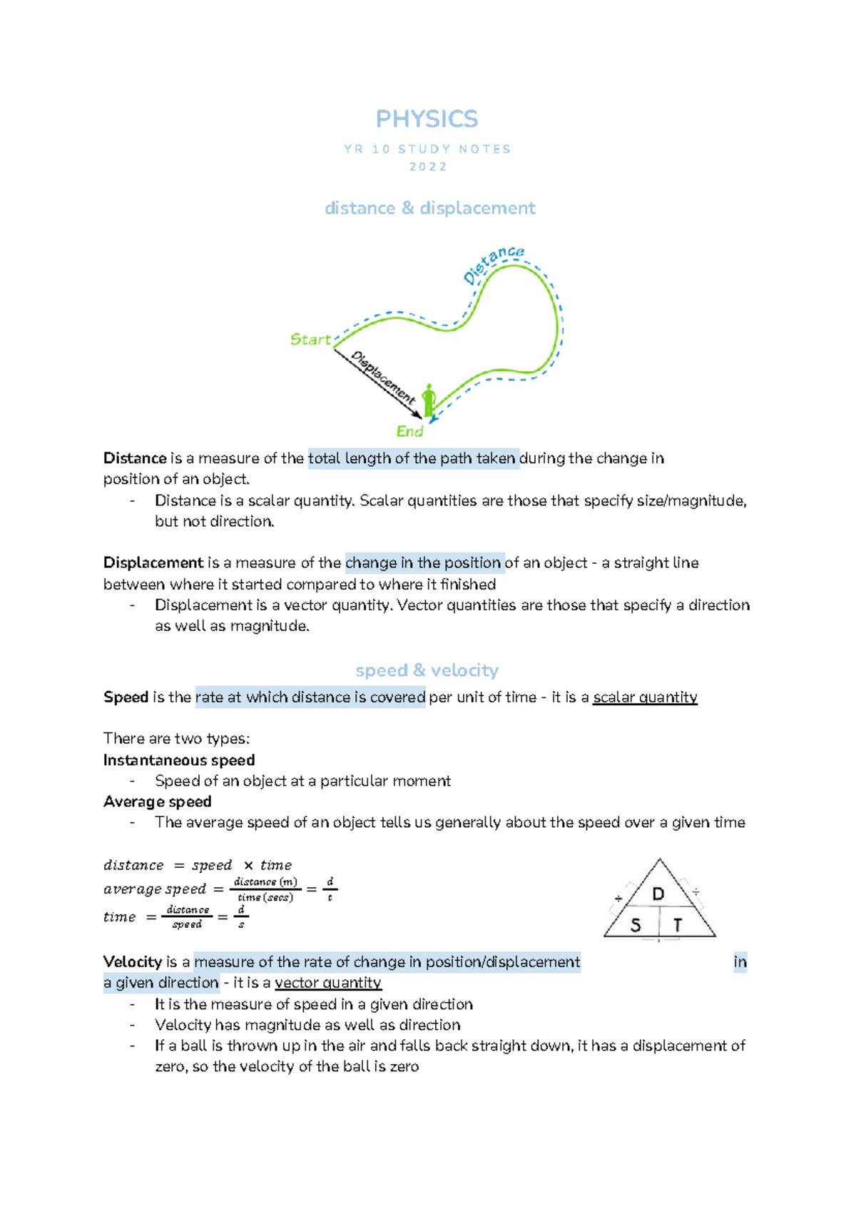 Chp 2 Inclined Planes Practical worksheet answers - Suggested practical ...