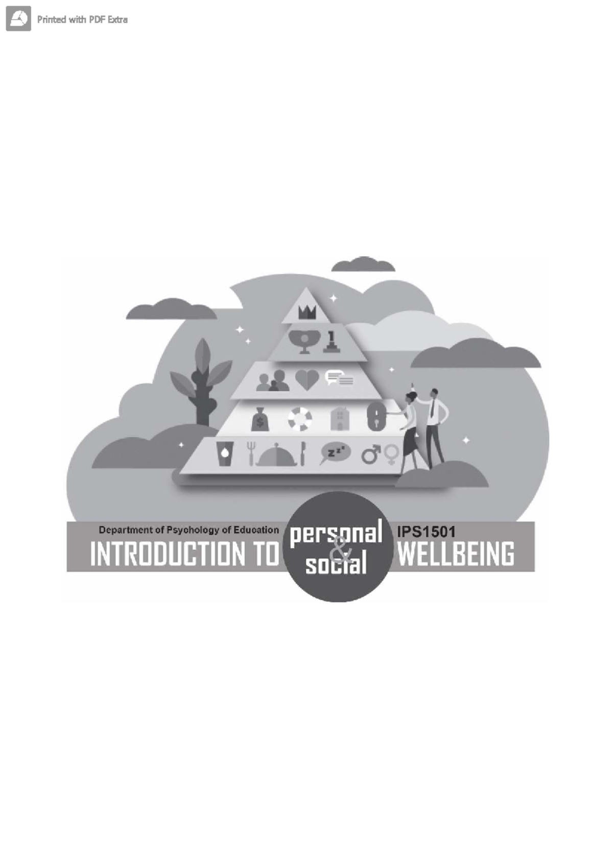 IPS1501 Introduction to Personal and Social Wellbeing Study Guide - Studocu