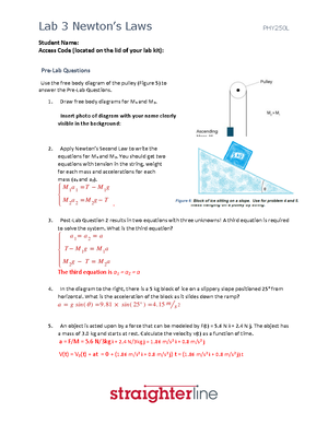 [Solved] PreLab Questions You might have heard of Galileos famous ...