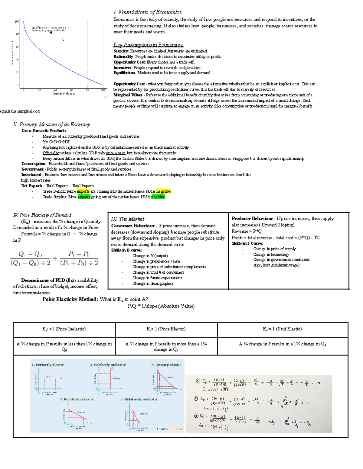 ECO 101 Micro Exam 1 Study Guide: Key Concepts & Principles - Studocu
