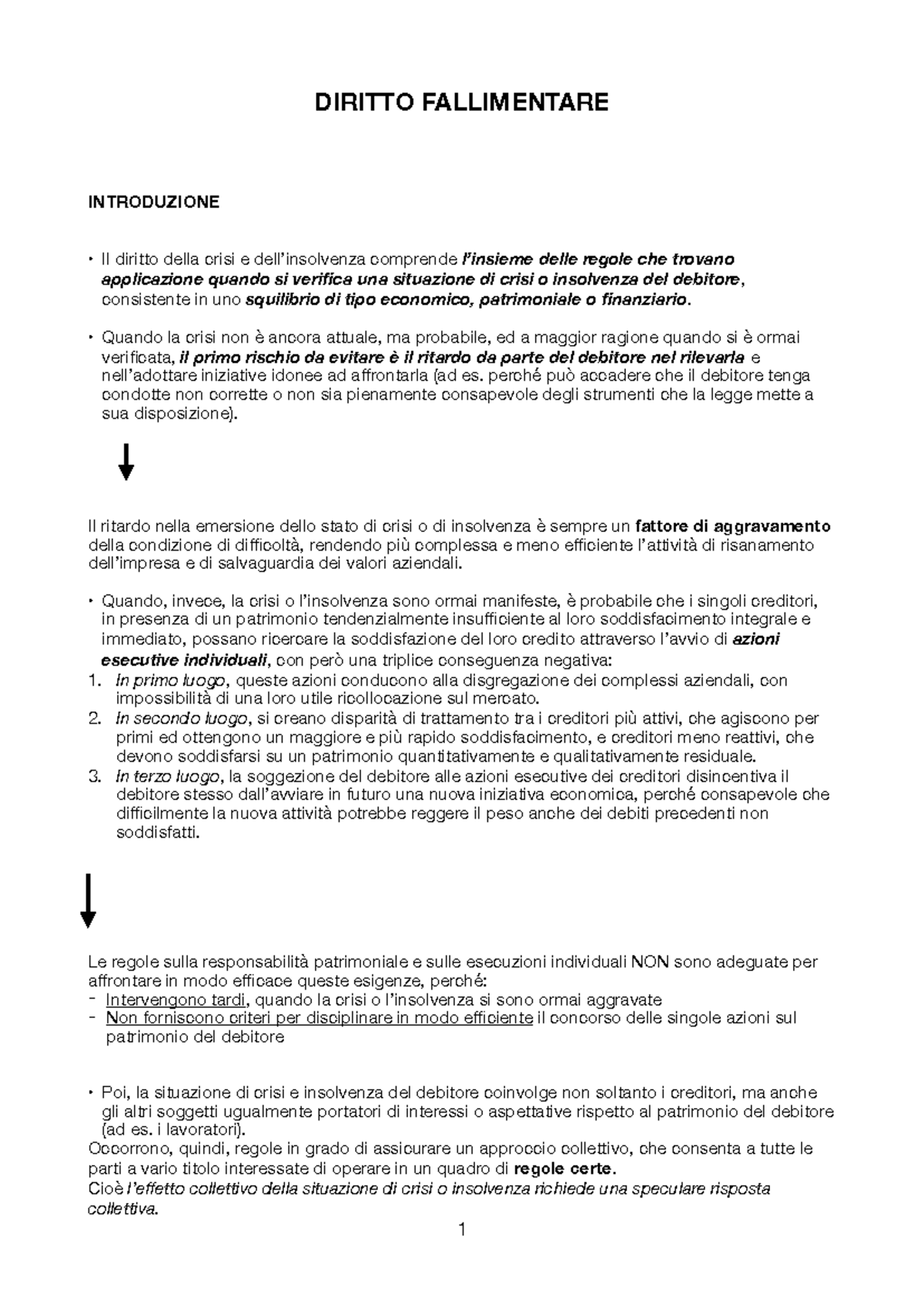 Diritto Fallimentare: Regole e Procedure per la Crisi d - Document Preview