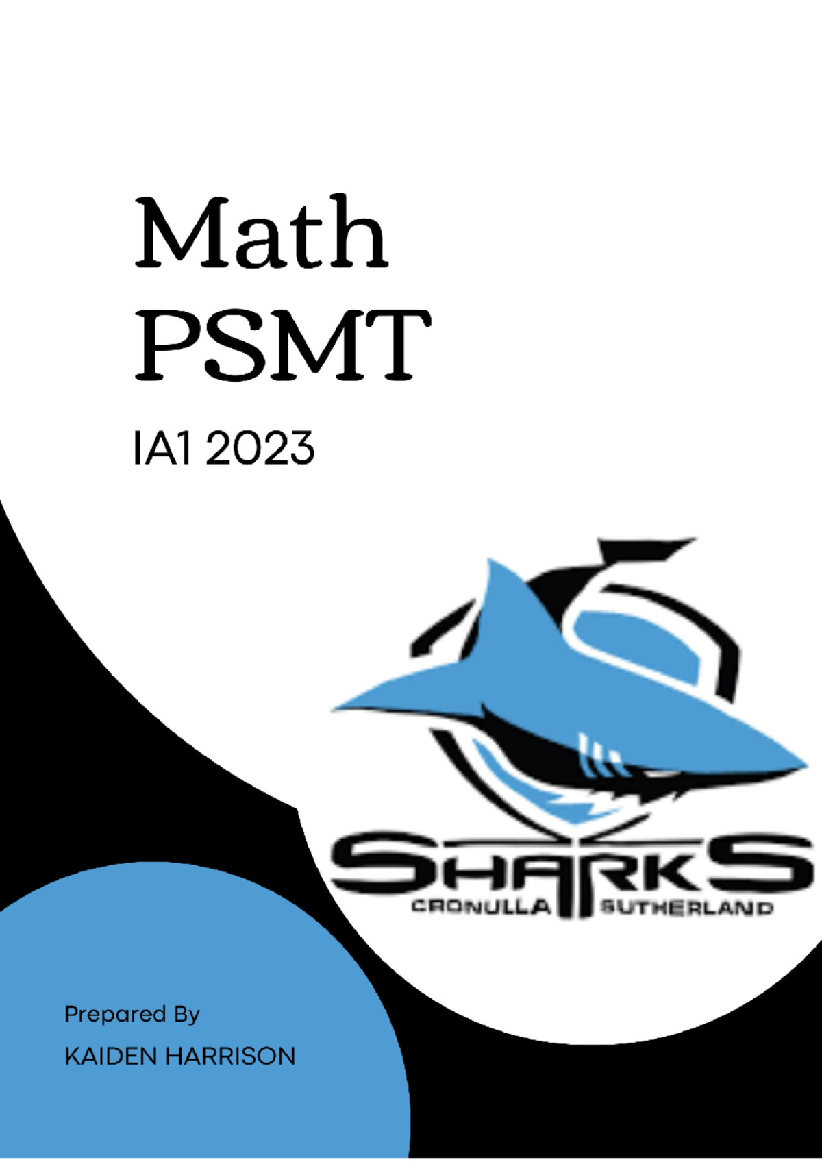 Math PSMT IA1 - Analyzing the Impact of Line Breaks on Sharks' Points ...