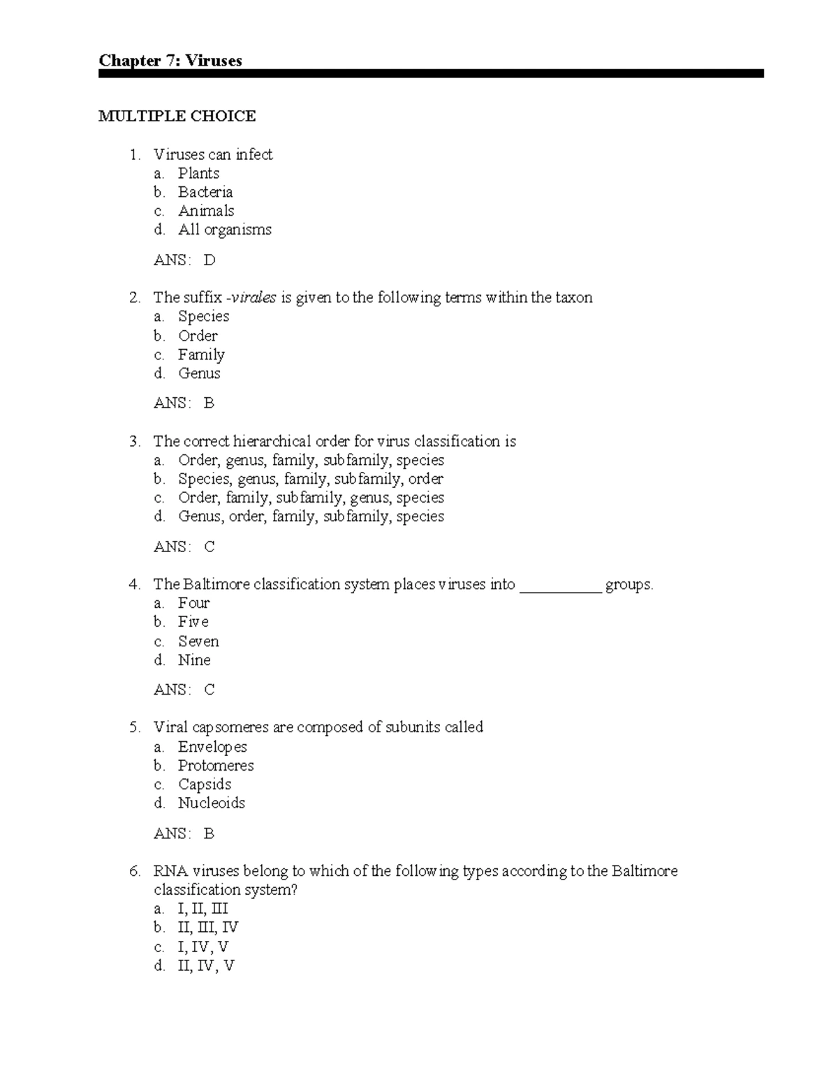 Microbiology Ch. 18 - Emerging Infectious Diseases Practice Questions ...