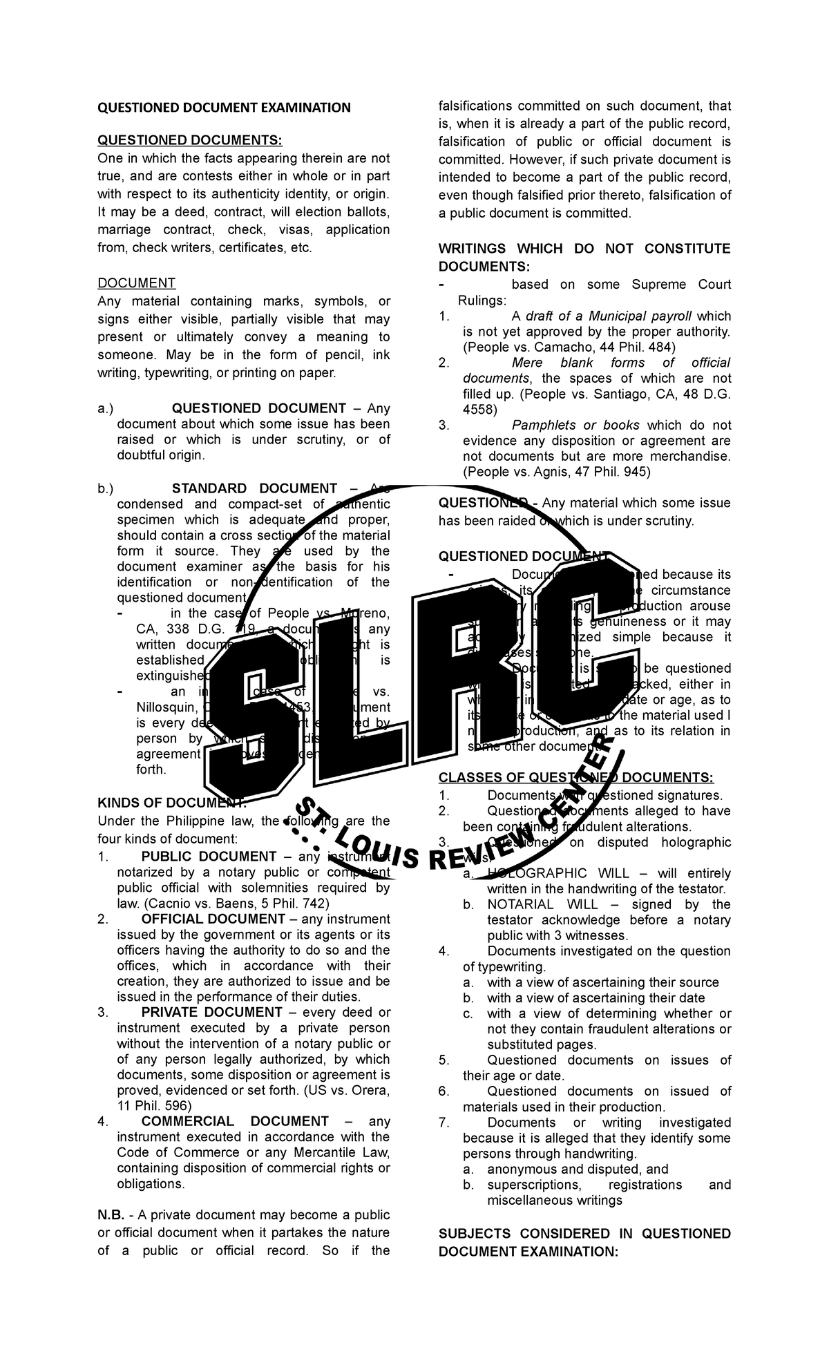 Questioned-Document-Examination - QUESTIONED DOCUMENT EXAMINATION ...