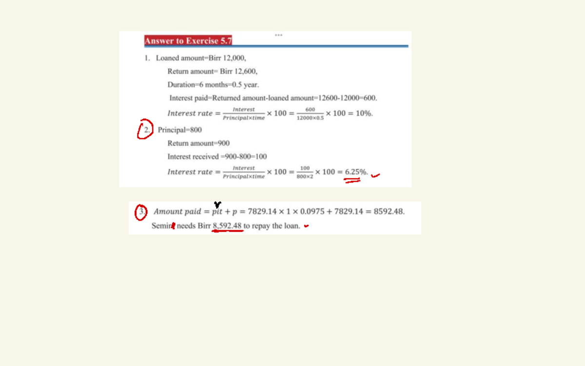 Answer to EX On MATH 12 UNIT 5 Lesson 3 - Mathematics for Natural ...