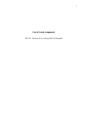 Final Exam Study Guide for Course Code 1731214868097 - SO Financial ...