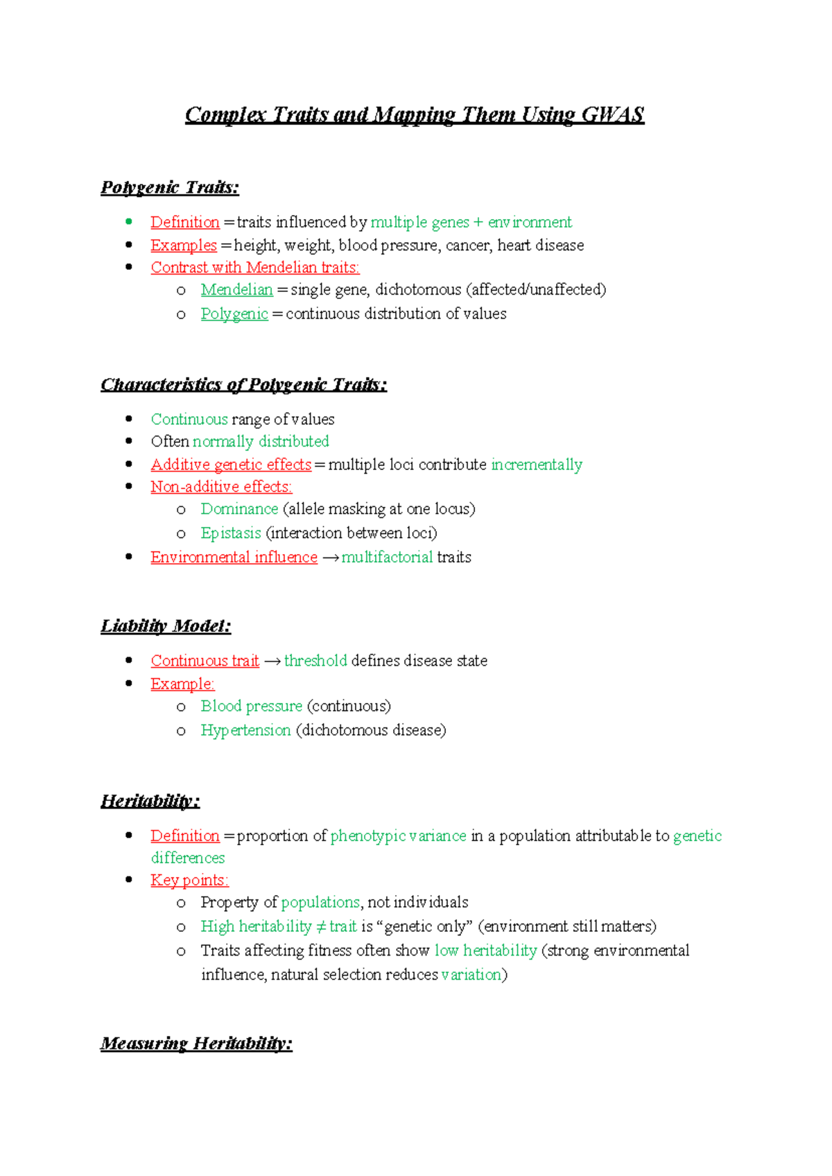 E - Lecture 10 - Understanding GWAS for Complex Traits and Polygenic ...