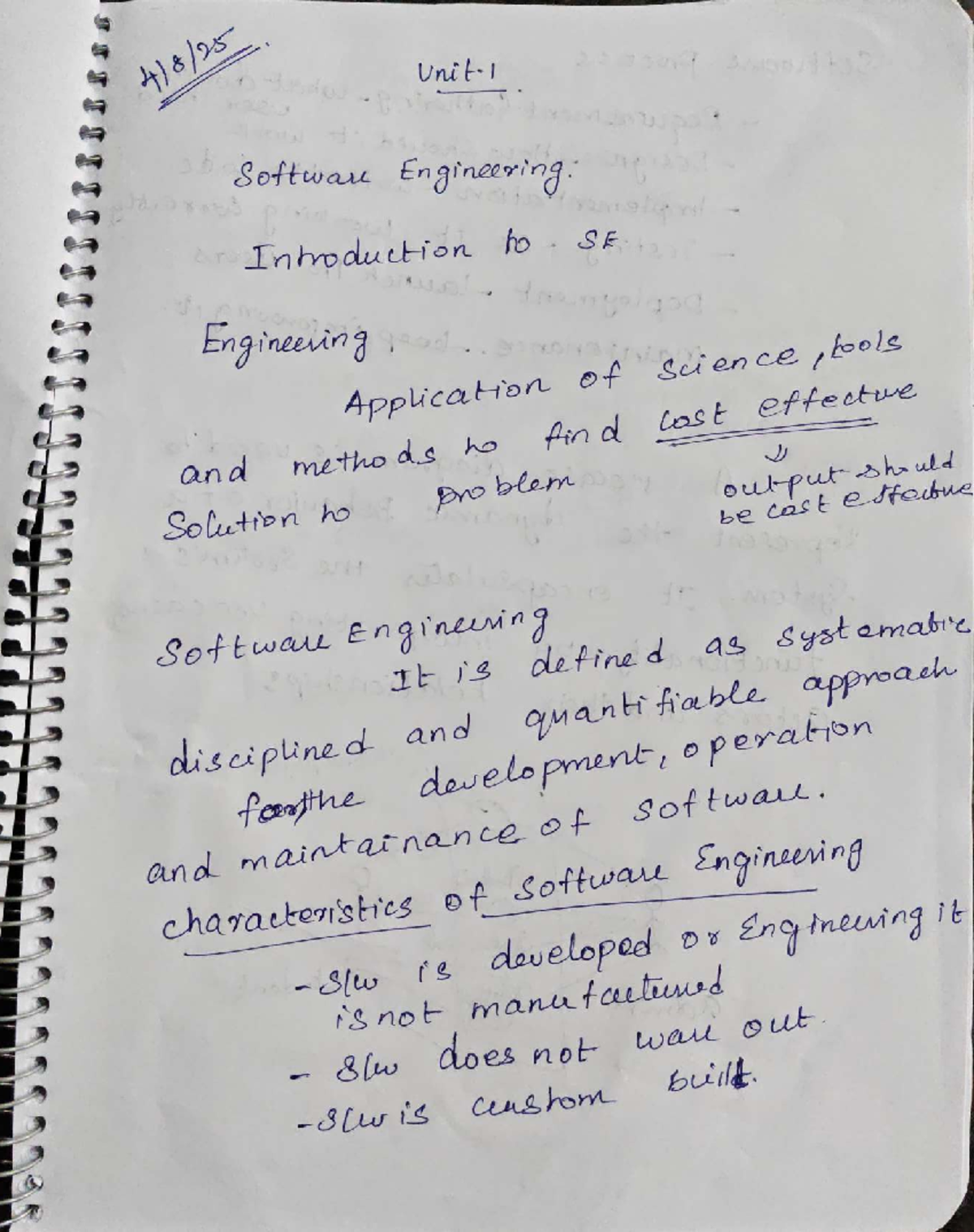 Introduction to Software Engineering (SE101) - Key Concepts and ...
