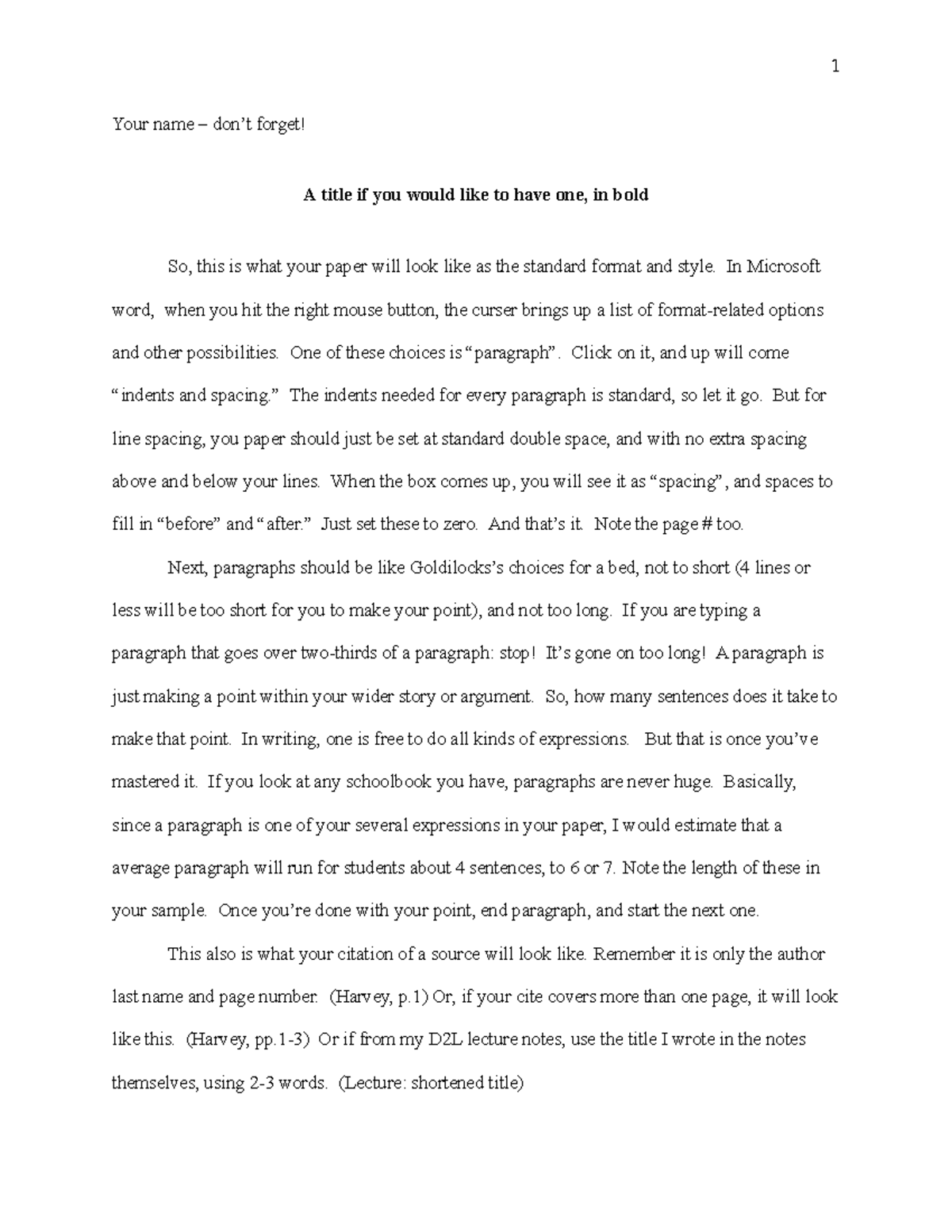 Sample Paper Format Guidelines (Course Code: 4) - Studocu