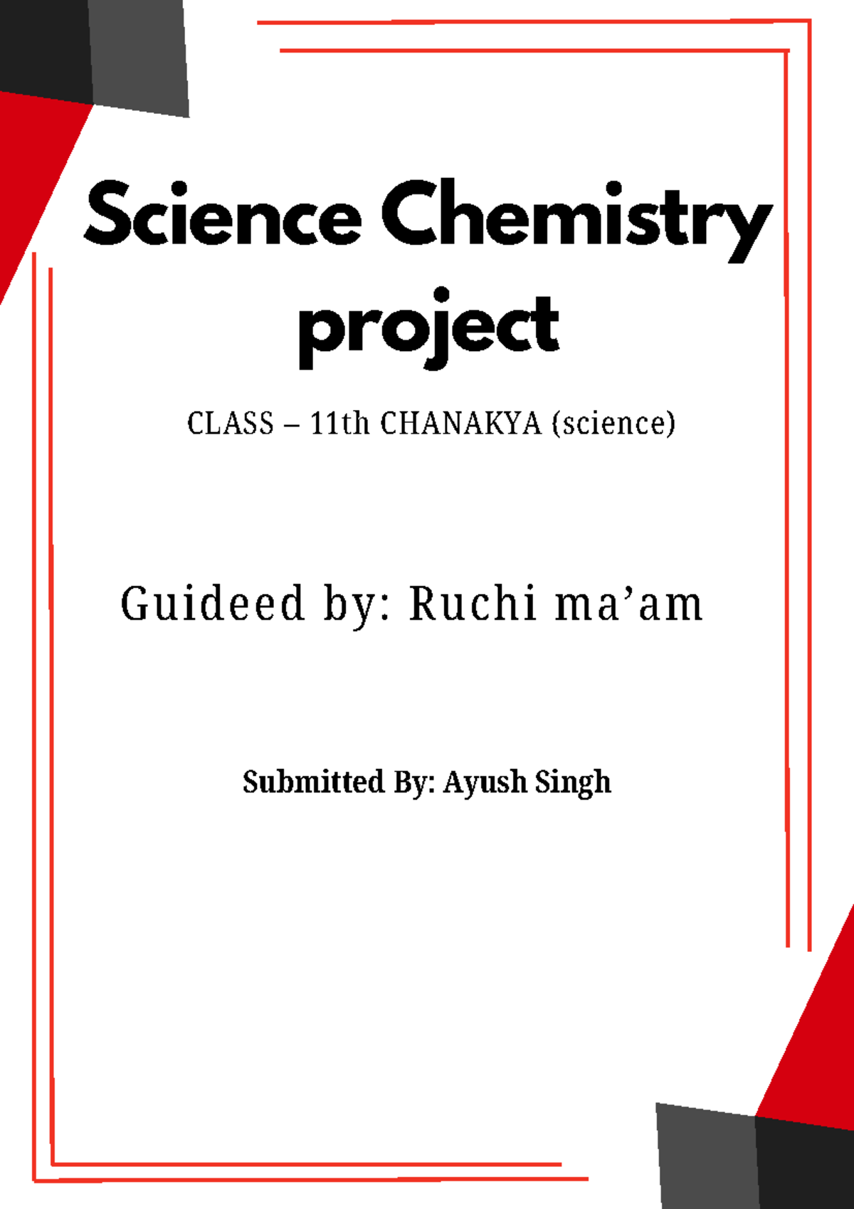 Class 11 Chemistry Project: Preparation and Study of Sodium Metal - Studocu