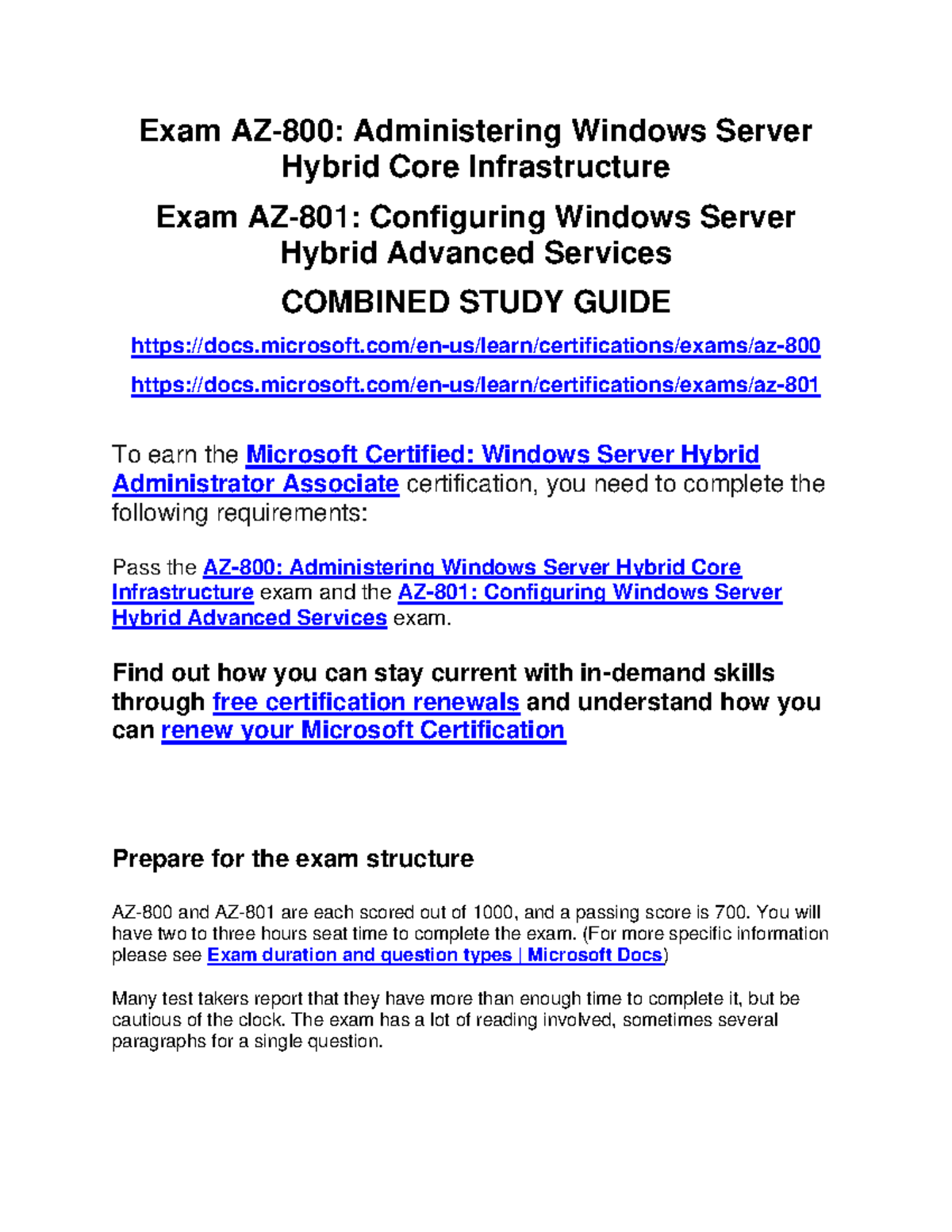 Guía de Estudio Combinada para AZ-800 y AZ-801: Certificación Microsoft ...