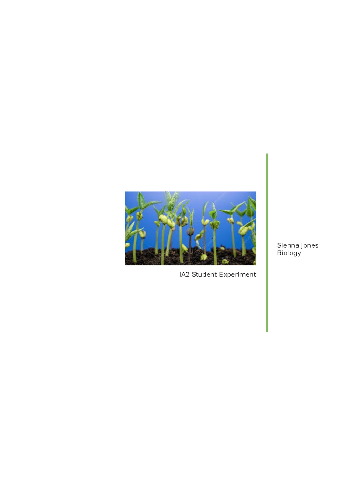 IA2 BIO Final Exam: Salinity Effects on Mung Bean Growth - Studocu