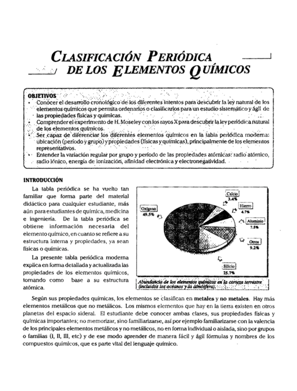 Quimica 6 clasificacion periodica de los elementos quimicos(Autosaved ...