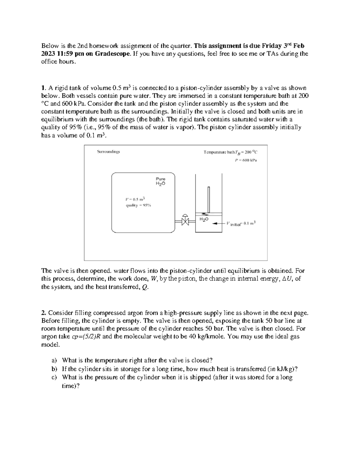 HW2 - Detailed Problem Statement for Homework 2 Assignment - Studocu