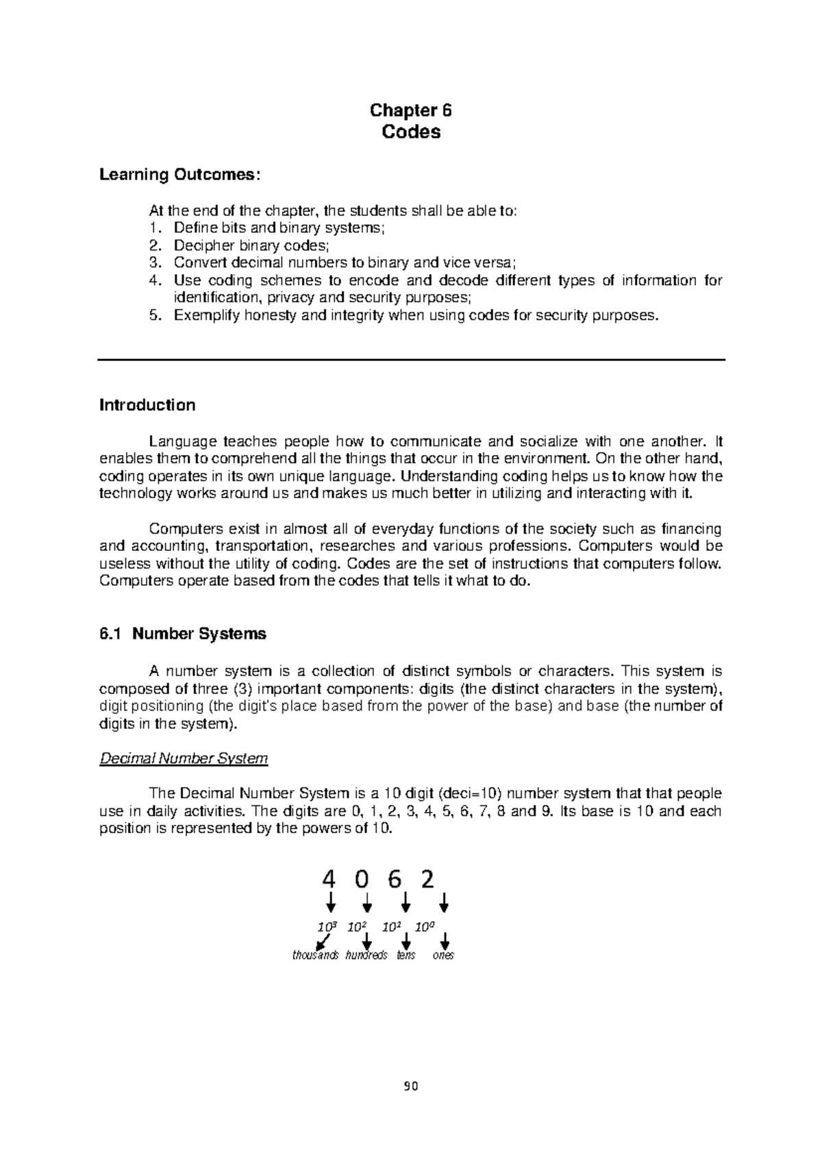 Chapter 6: Understanding Binary Systems and Error Detection Techniques ...