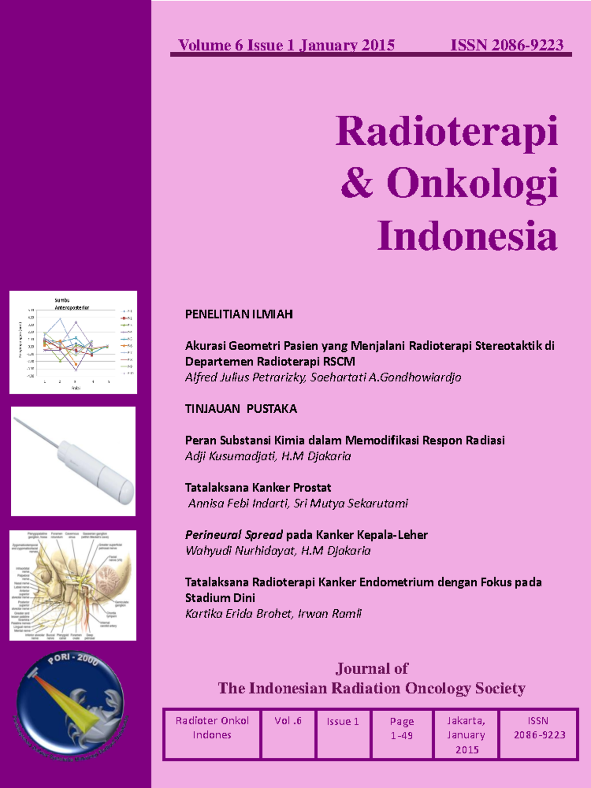 Akurasi Geometri dalam Radioterapi Stereotaktik di RSCM: Jurnal Vol. 6 ...