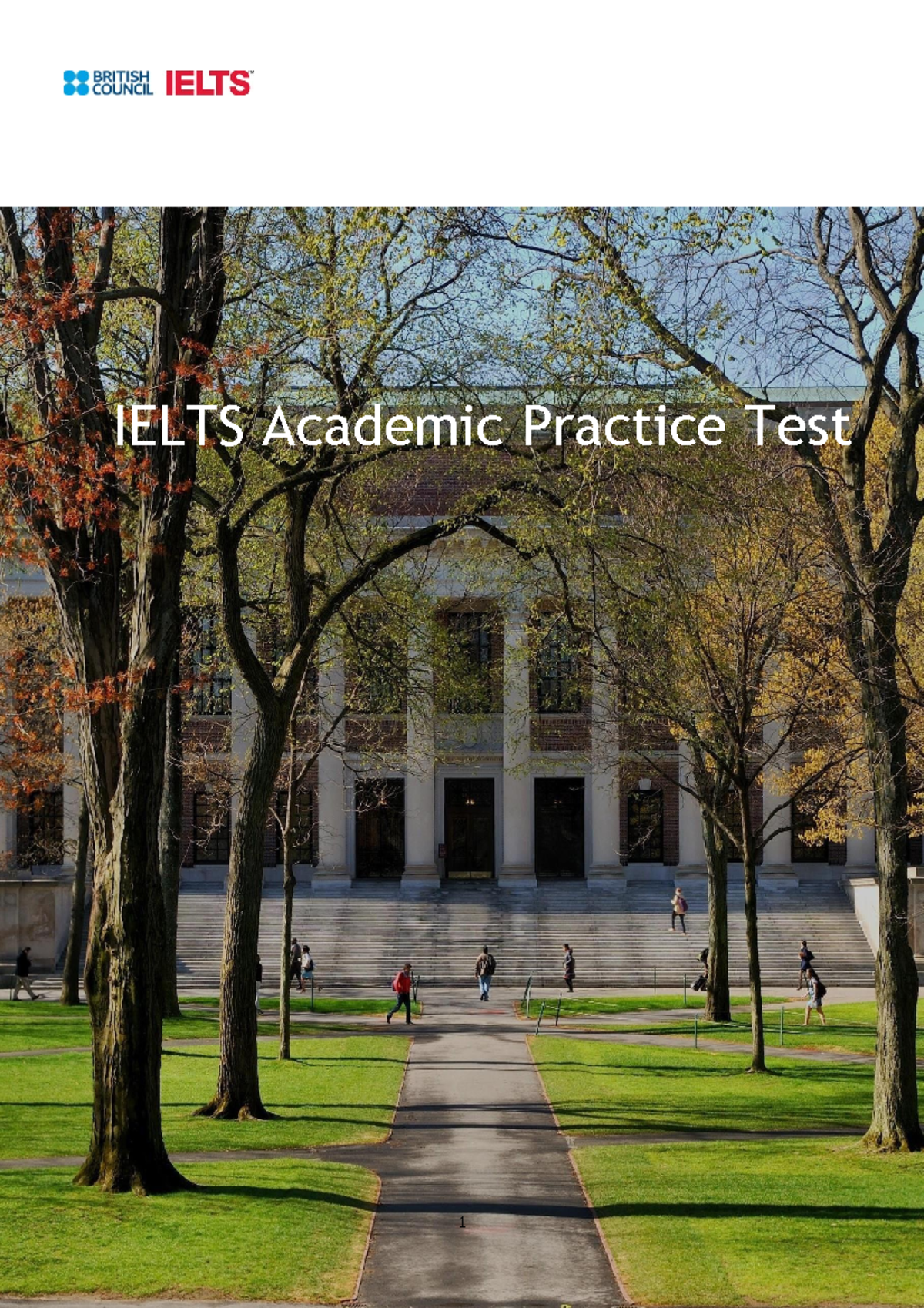 Ielts Practice Materials Academic Test - IELTS Academic Practice Test 1 ...