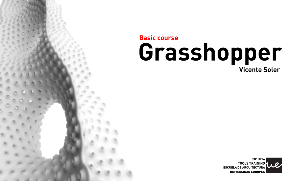 Grasshopper Basics: Exercises for Rhino 3D Learning - Studocu