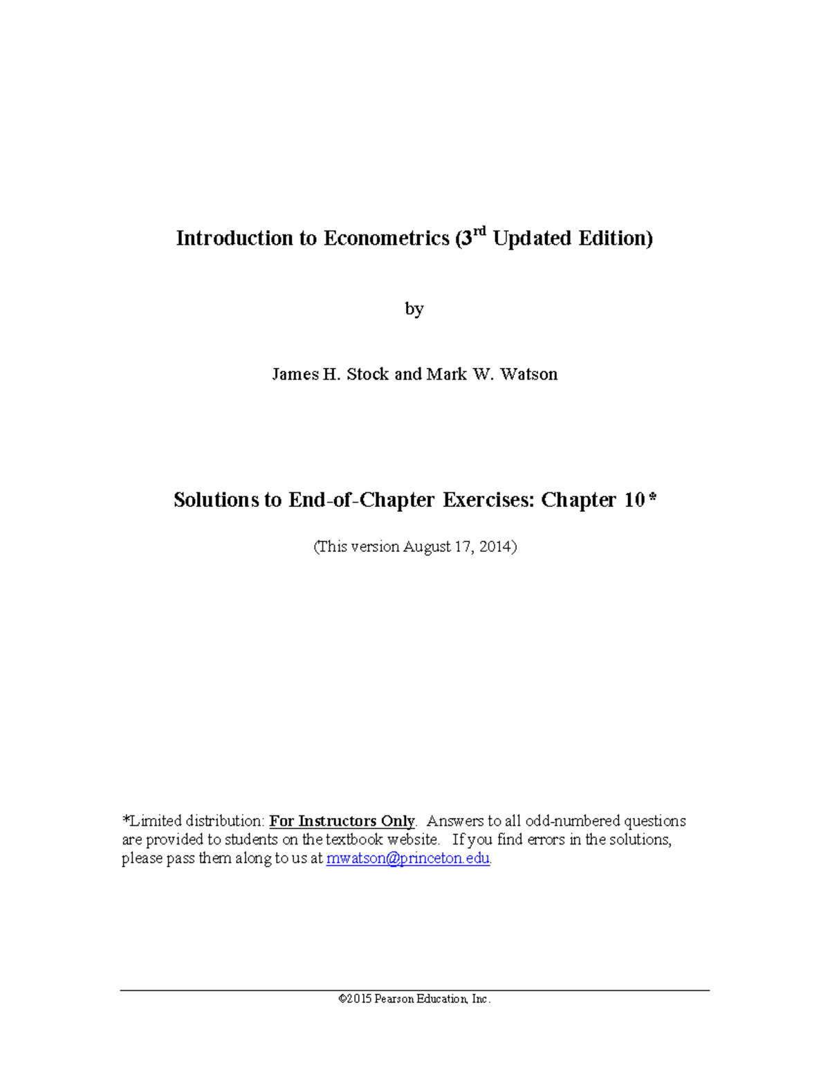 ビジネス・経済 Introduction to Statistics and Economet