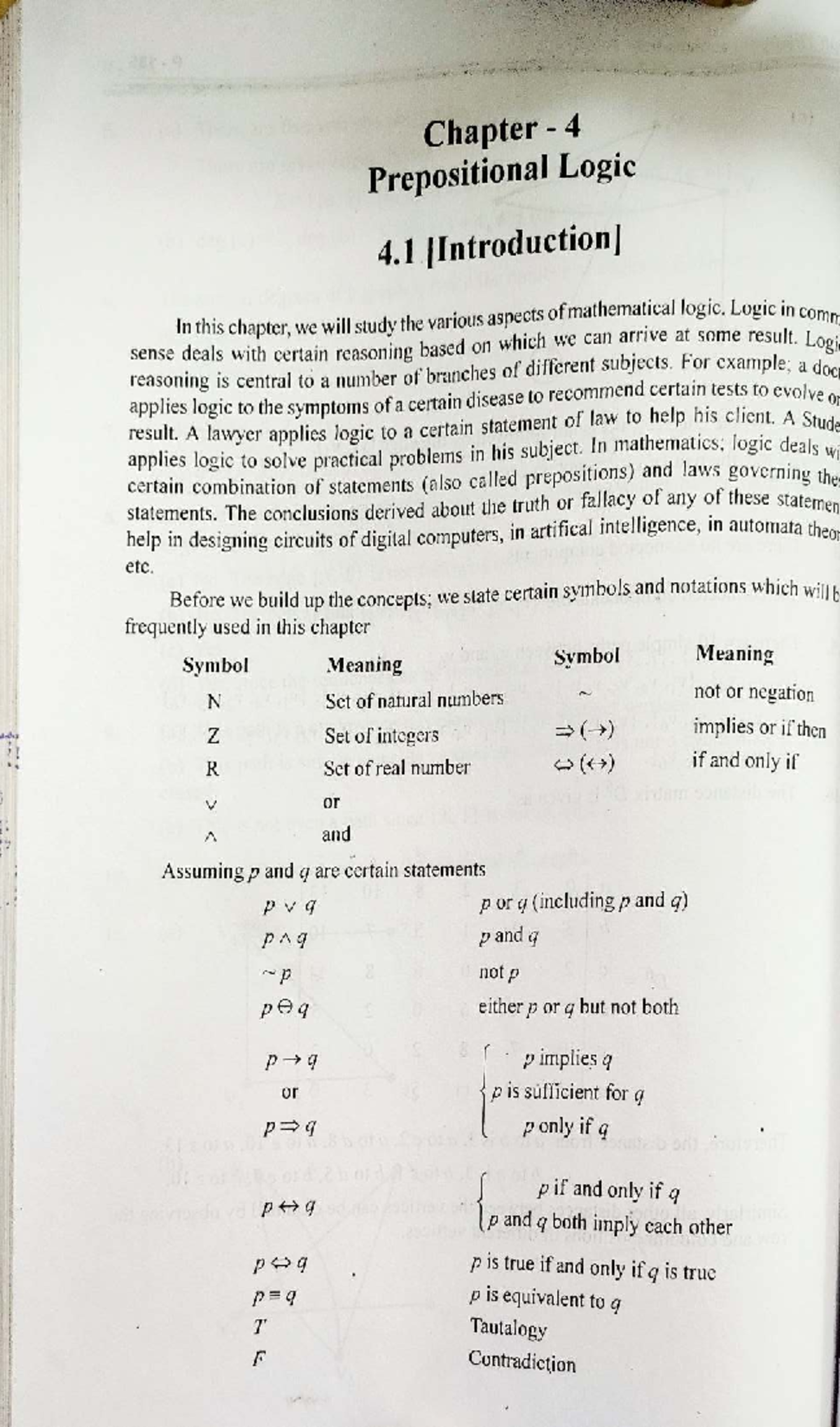 Chapter 4: Prepositional Logic - Key Concepts and Examples - Studocu