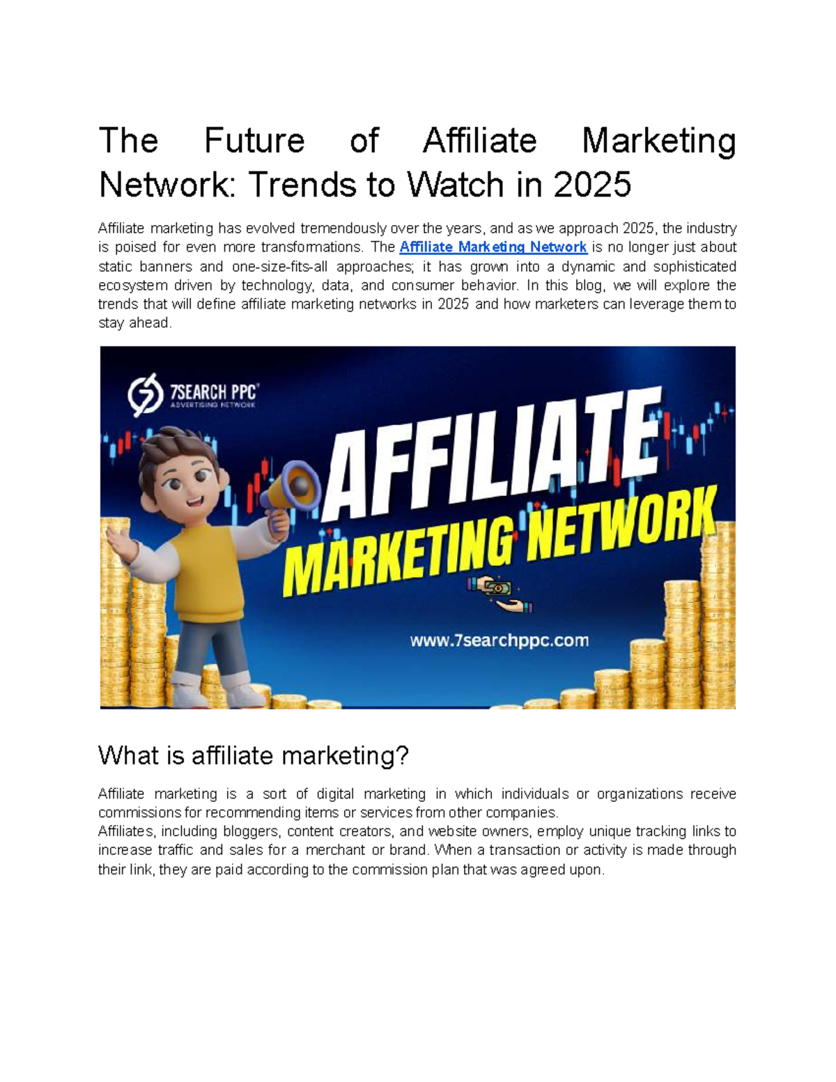 The Future of Affiliate Marketing Network Trends to Watch in 2025 - The ...