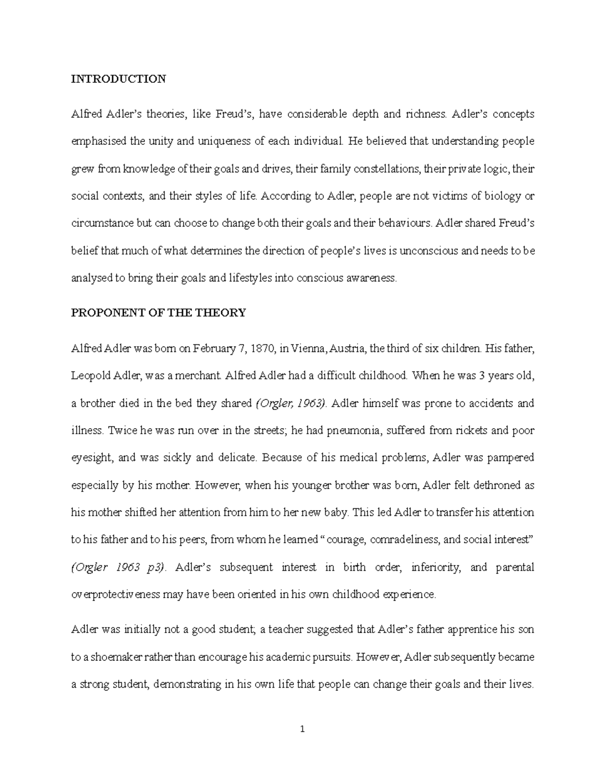 Adlerian Theory: Understanding Individual Psychology and Development ...