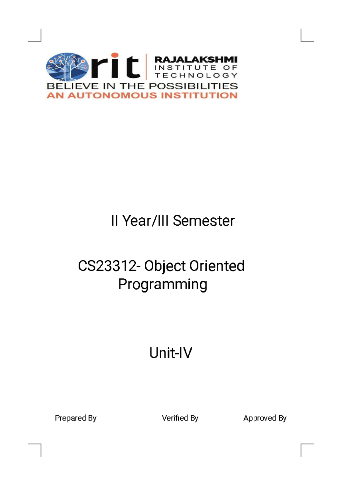 UNIT IV: Java Networking and Socket Programming Concepts - Studocu
