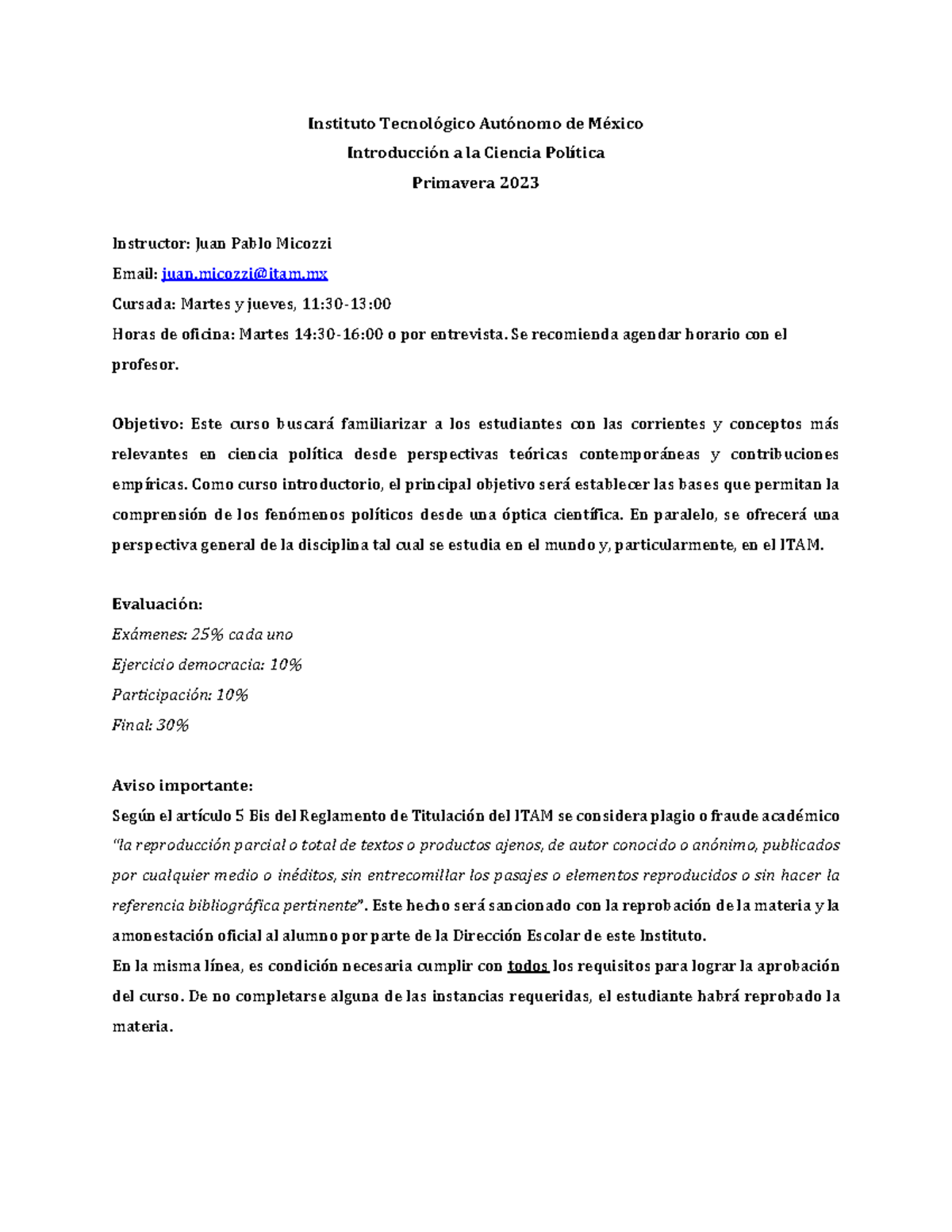 Intro-Spring+23 - Programa de lecturas de la clase - Instituto ...