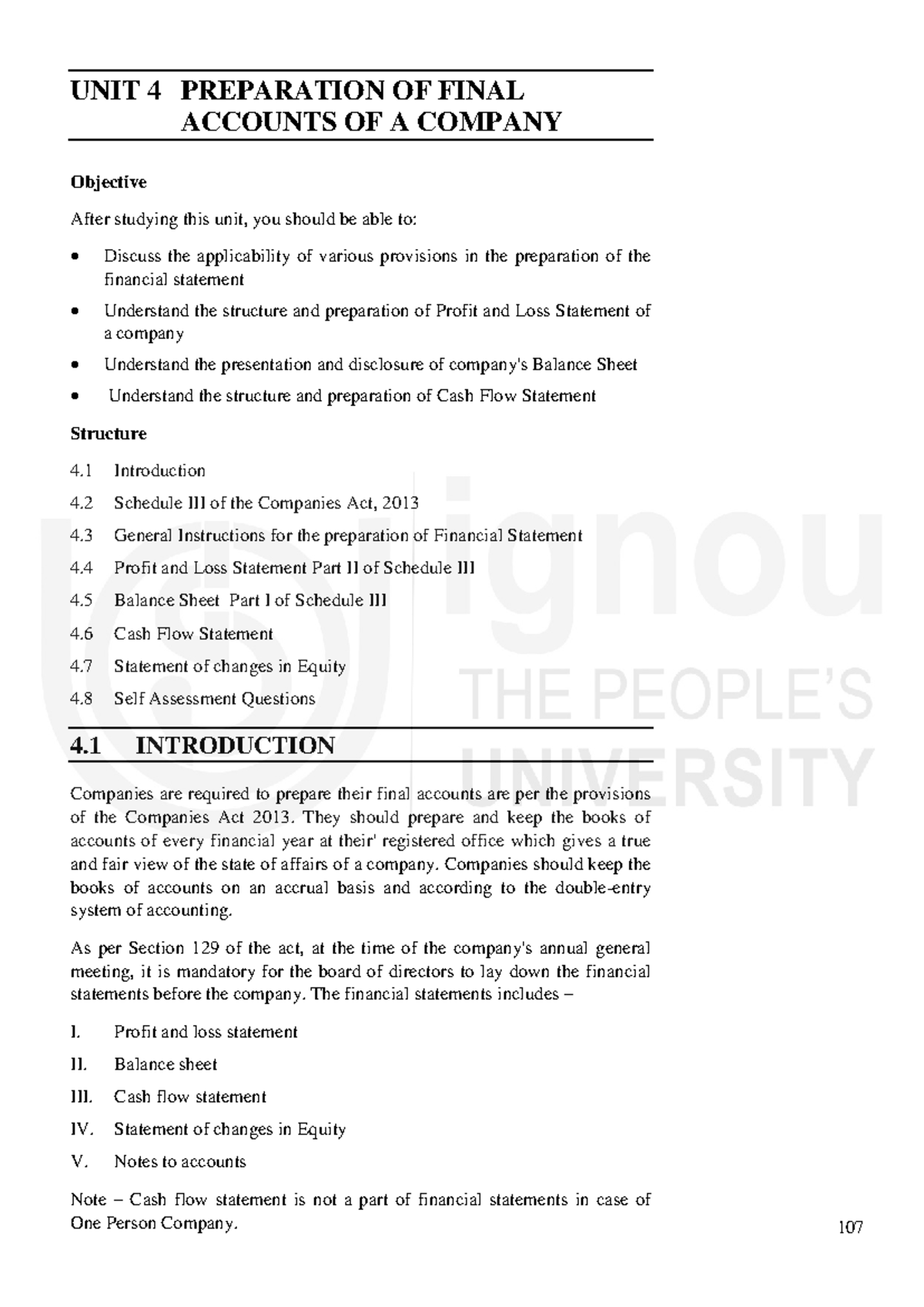 UNIT 4: PREPARATION OF FINAL ACCOUNTS OF A COMPANY - FINAL EXAM NOTES ...