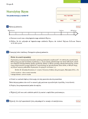 Historia Sprawdzian 4 Klasa Styl Romański I Gotycki www.studocu.com
