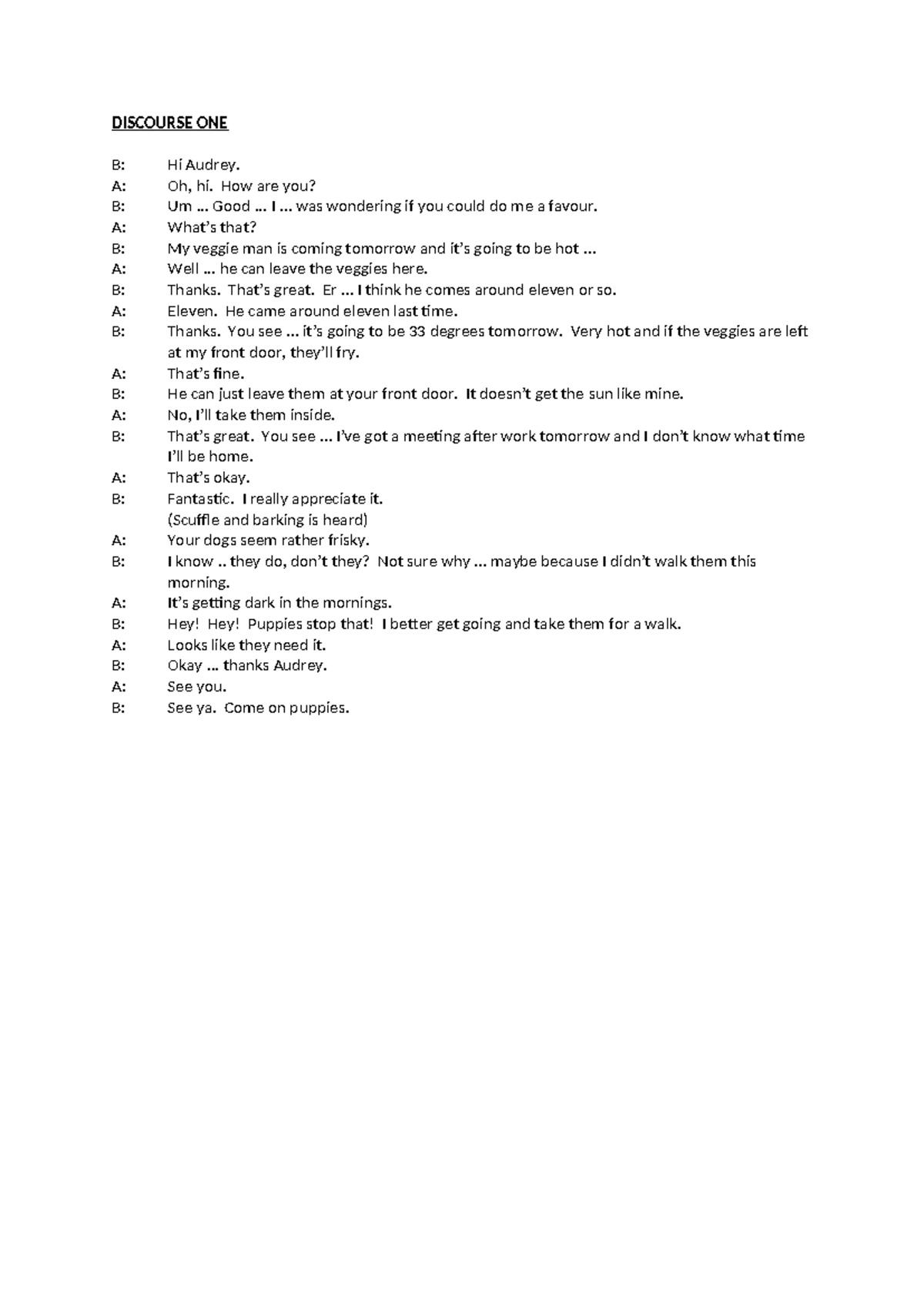 Discourse Analysis Worksheet: 7.1 Insights and Observations - Studocu