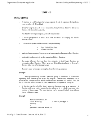 UNIT 1 - Introduction to Problem Solving: Problem-solving strategies ...