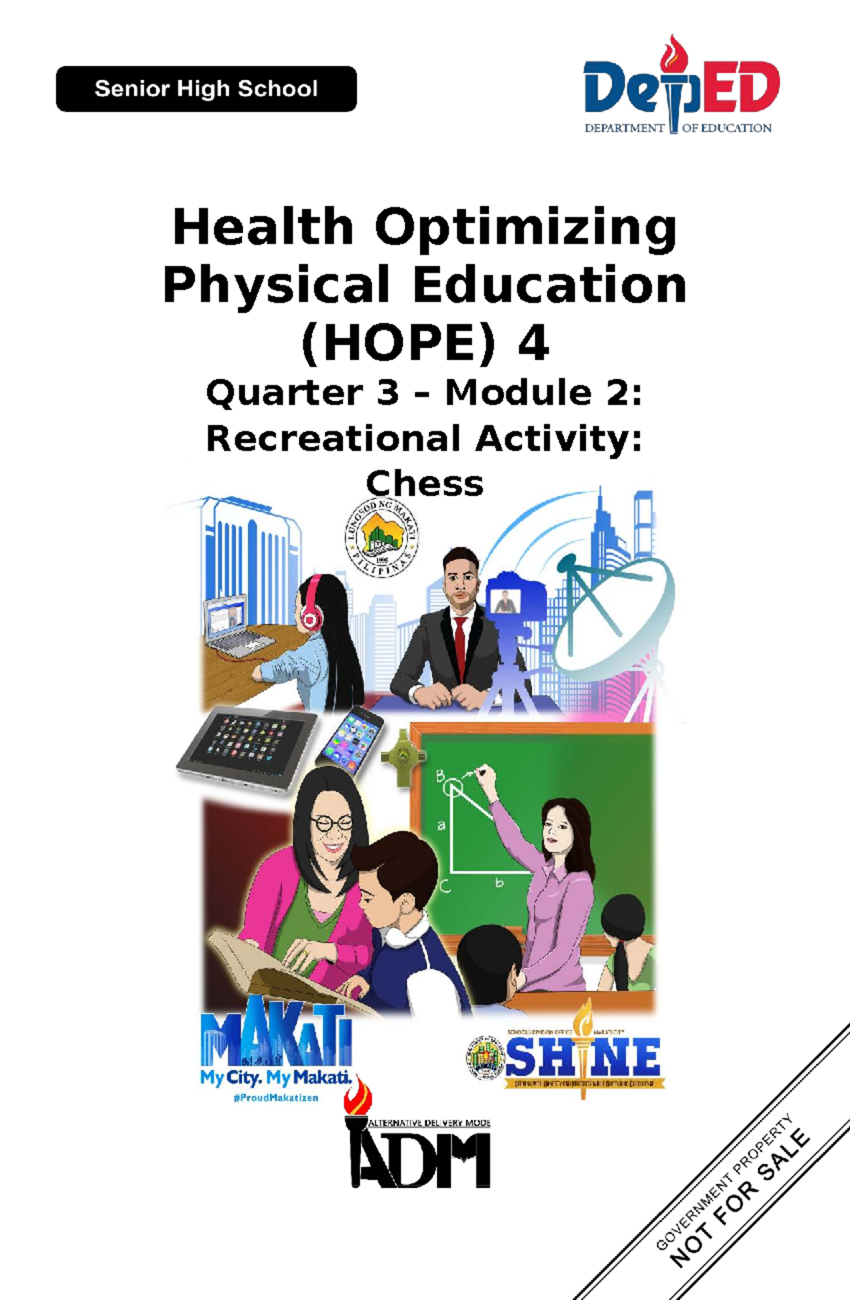 HOPE 4 Q3 Module 2: Chess Recreational Activities and Benefits - Studocu