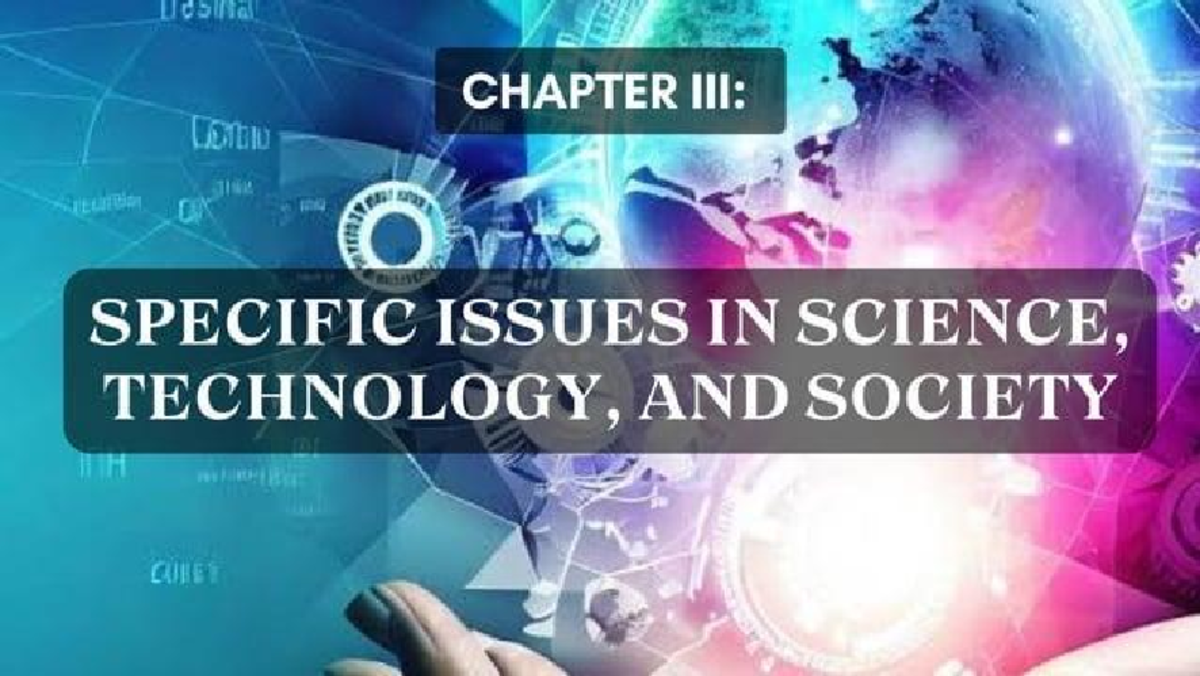 CHAPTER STS 101: LESSON ON THE INFORMATION AGE - Studocu