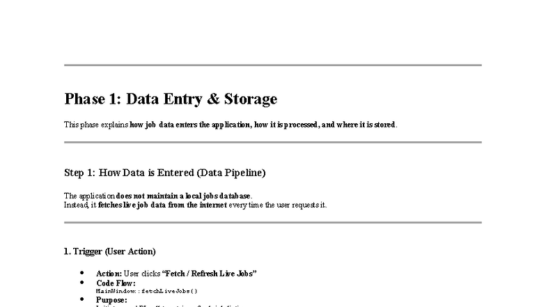 DS Project Preparation: Phase 1 - Data Entry & Storage Overview - Studocu