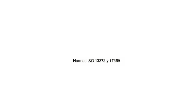 Normas ISO 13372 y 17359: Guía para Mantenimiento Predictivo - Studocu
