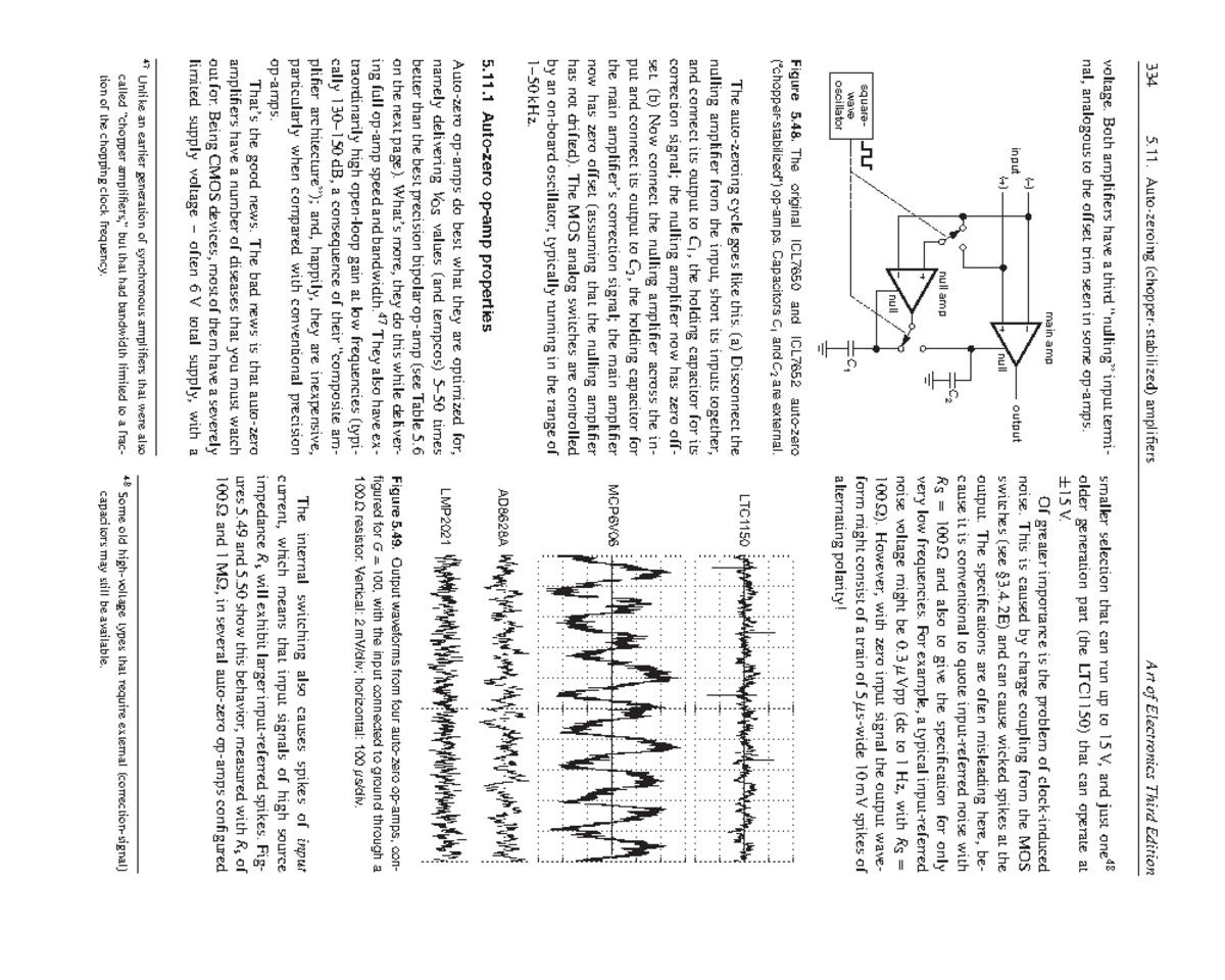 334 Art of Electronics 3rd Ed. Amplifiers Overview and Noise Issues ...