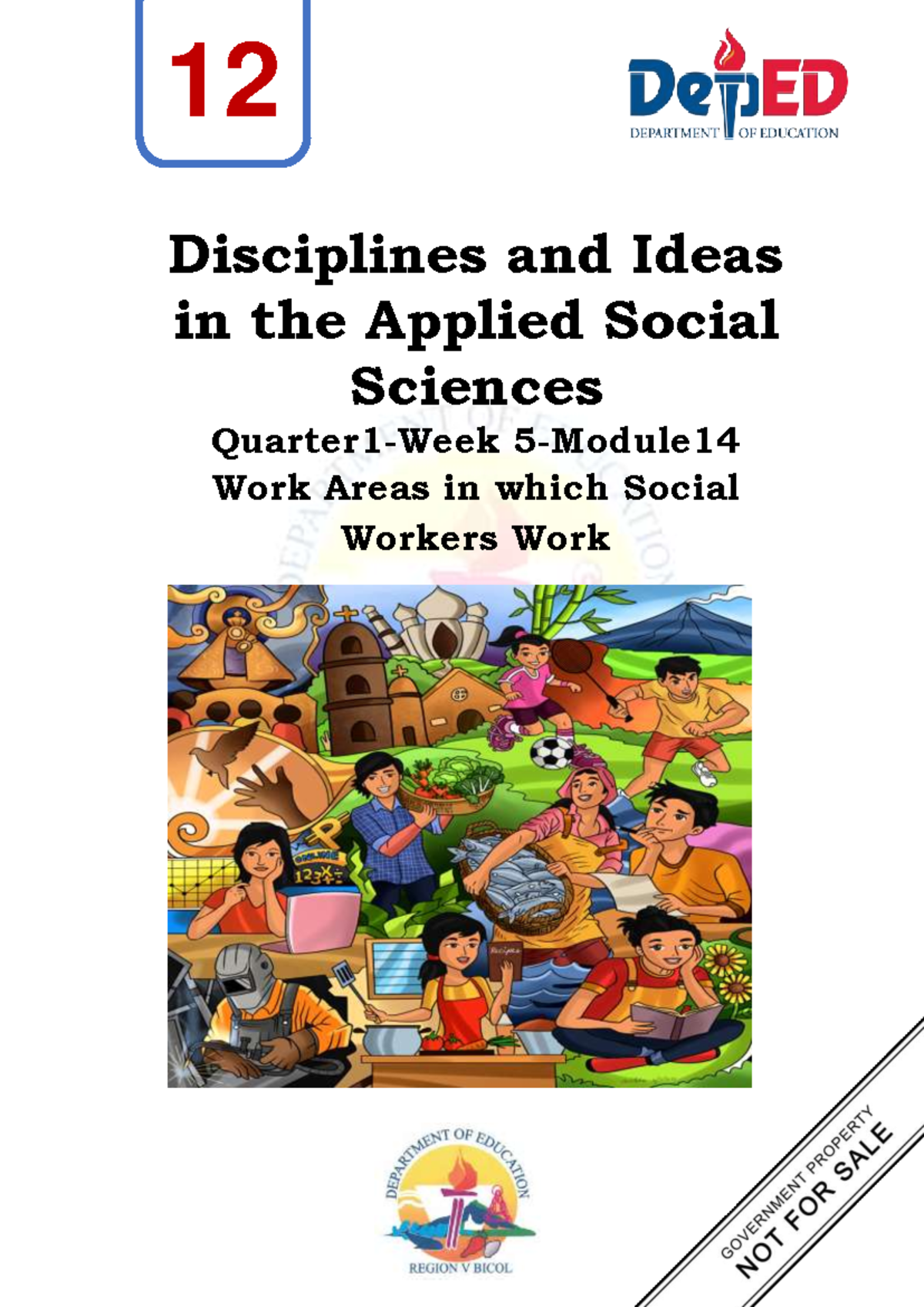 Diass-Q1-Module 14: Work Areas for Social Workers - Grade 12 - Studocu