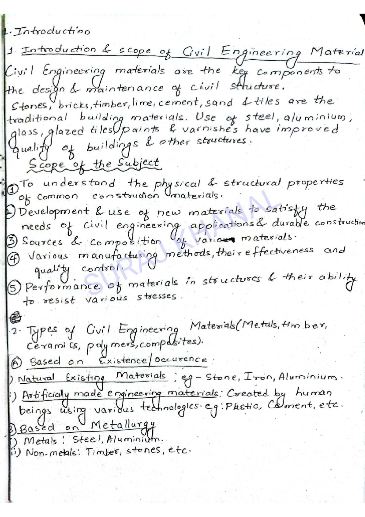 Cem chapter 1 - good - 1. Introduction 1. Introduction scope of Civil ...