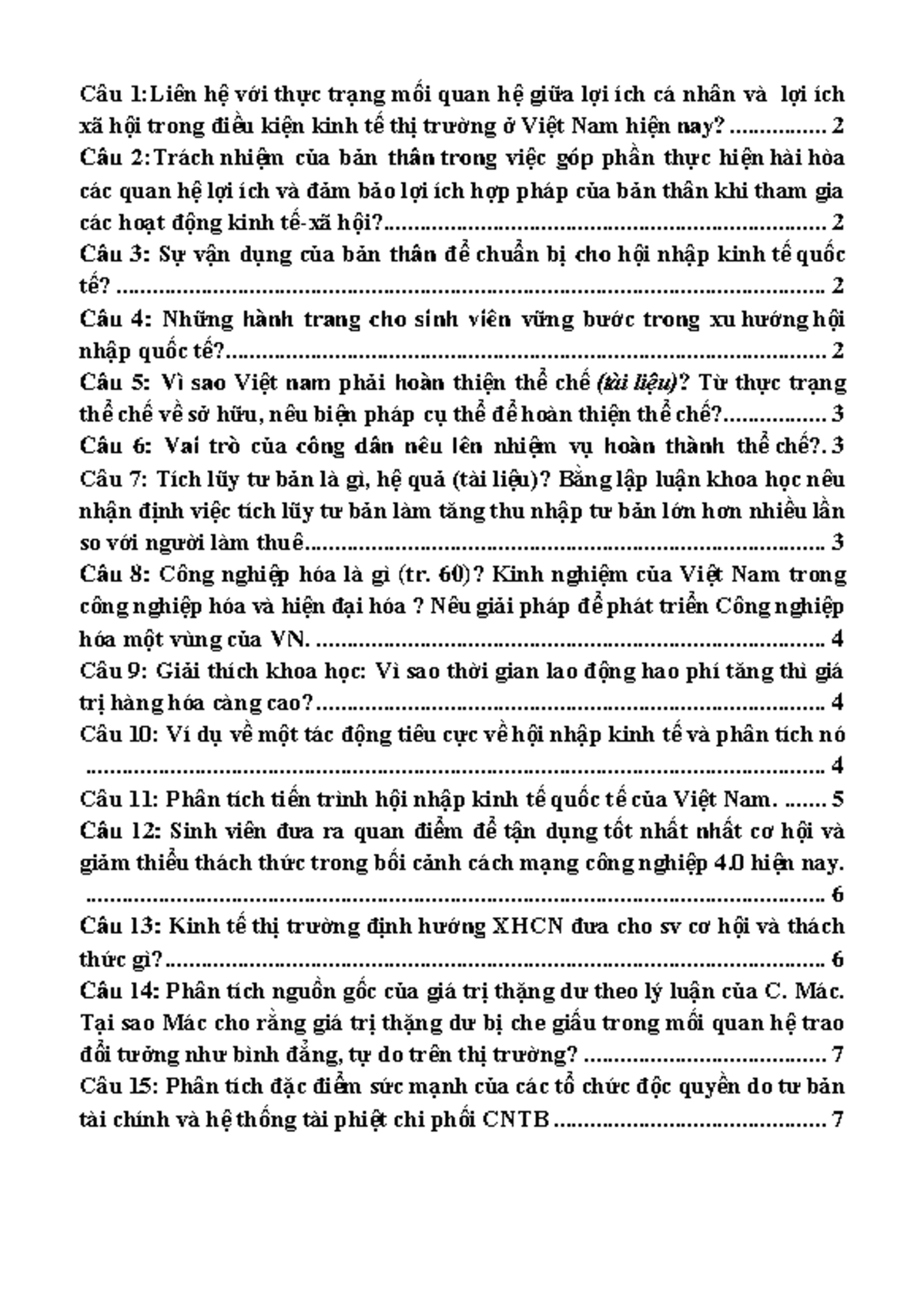 LIÊN HỆ VÀ VẬN DỤNG TRONG KINH TẾ CHÍNH TRỊ VIỆT NAM - Document Preview