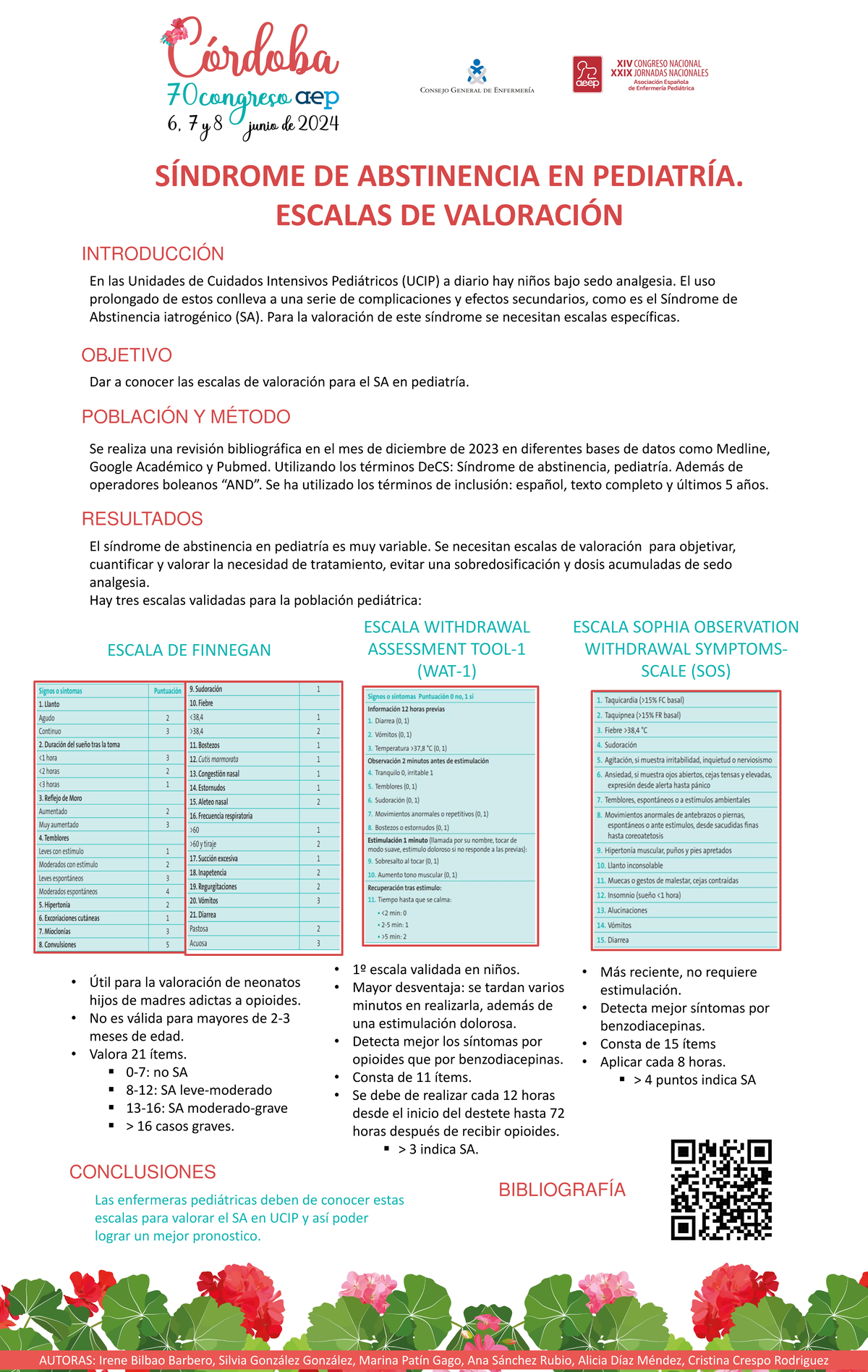 Escalas de Valoración del Síndrome de Abstinencia Neonatal en ...