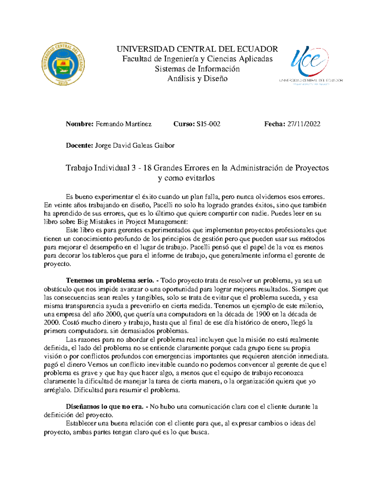 18 Errores Comunes en la Administración de Proyectos y Cómo Evitarlos ...